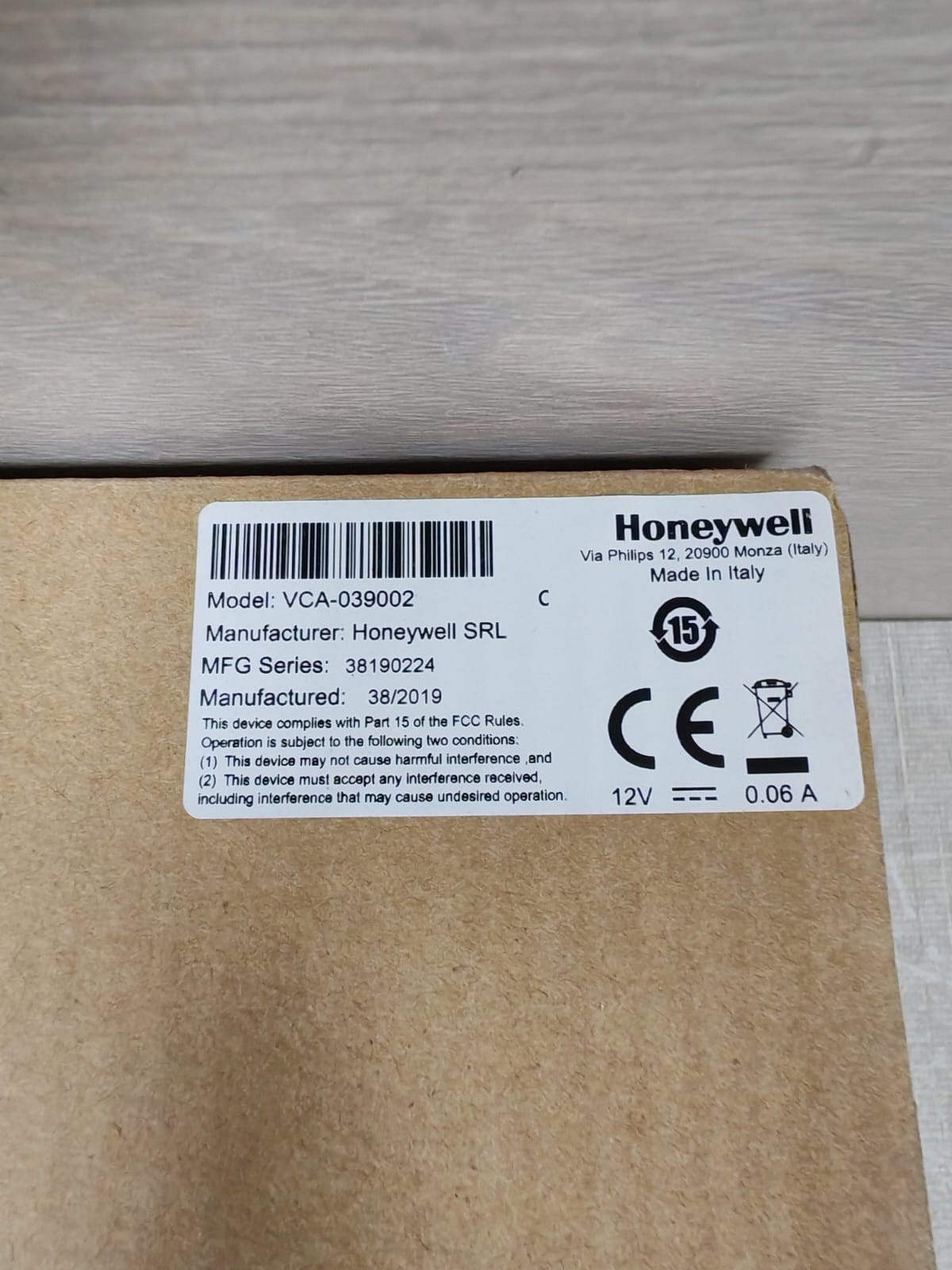 Honeywell 026593.10 HONEYWELL VCA-039002 DOOR MODULE PN:026593.10 9