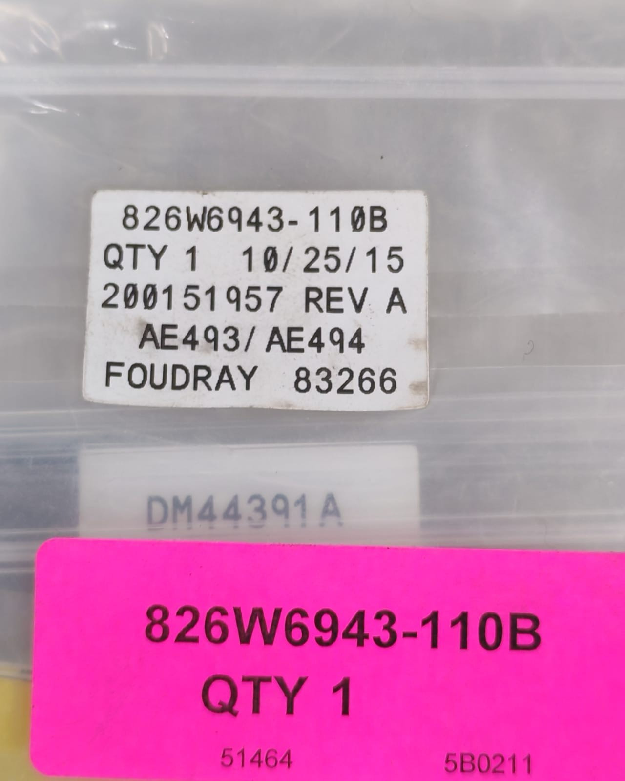 RADIALL B26W6943-110B RADIALL B26W6943-110B CABLE 200151957 REV.A 7