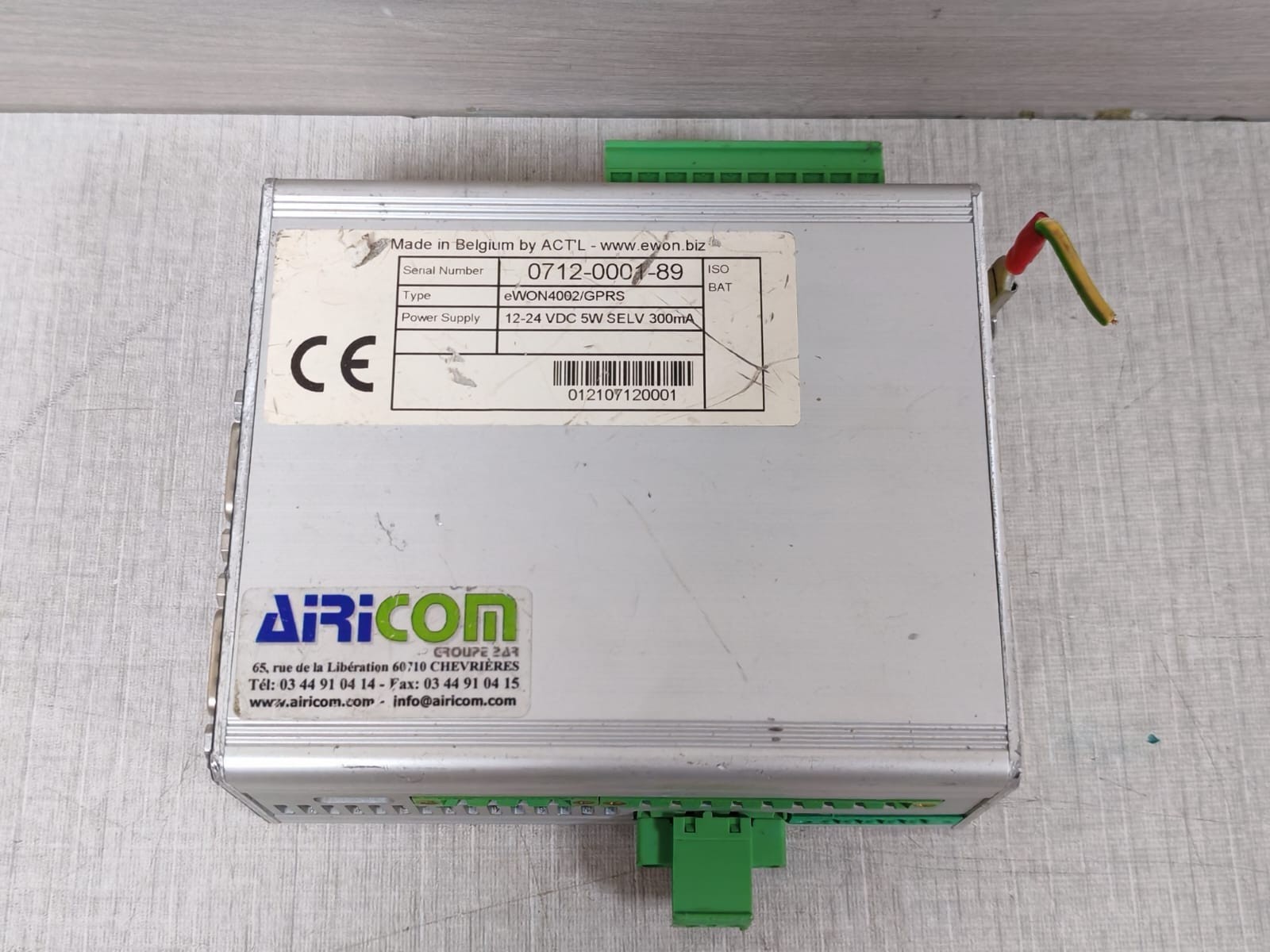 EWON EWON4002/GPRS EWON4002/GPRS 12-24VDC 5W SELV 300mA 4