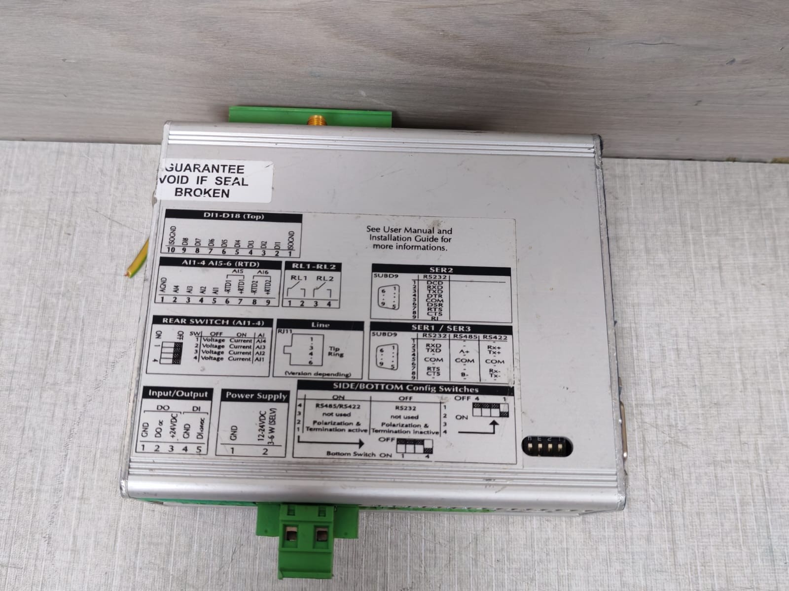 EWON EWON4002/GPRS EWON4002/GPRS 12-24VDC 5W SELV 300mA 5