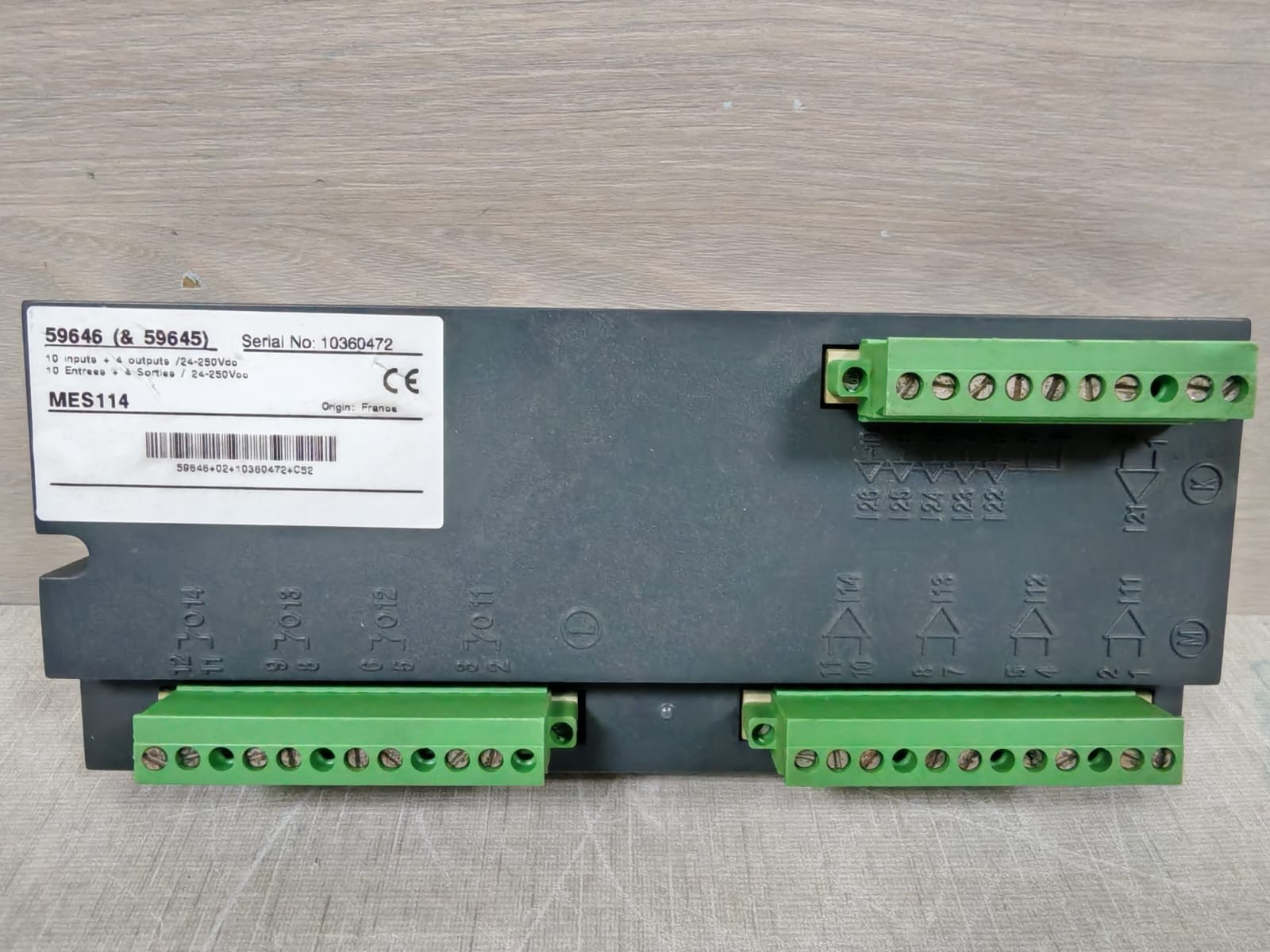 Schneider Electric MES114 SCHNEIDER ELECTRIC 59646 & 59645 MODULE MES114 2