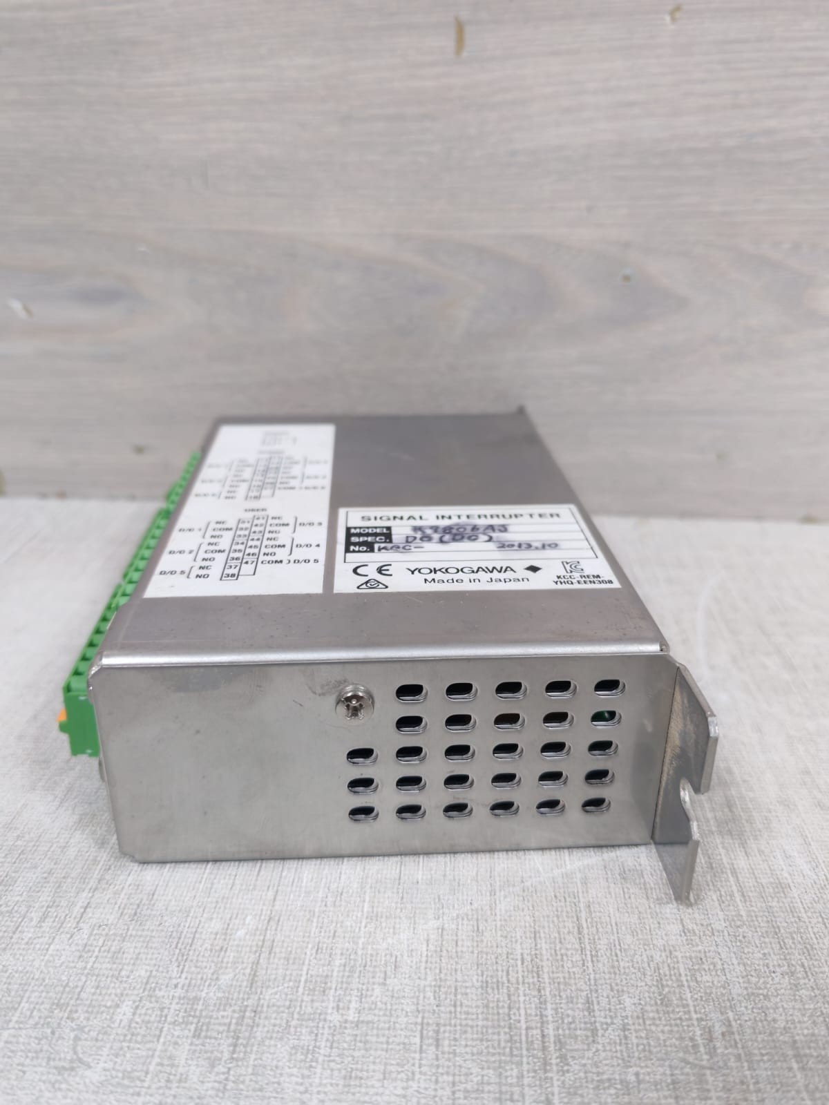 Yokogawa K9806AJ YOKOGAWA K9806AJ SPEC.DO(DC) 6
