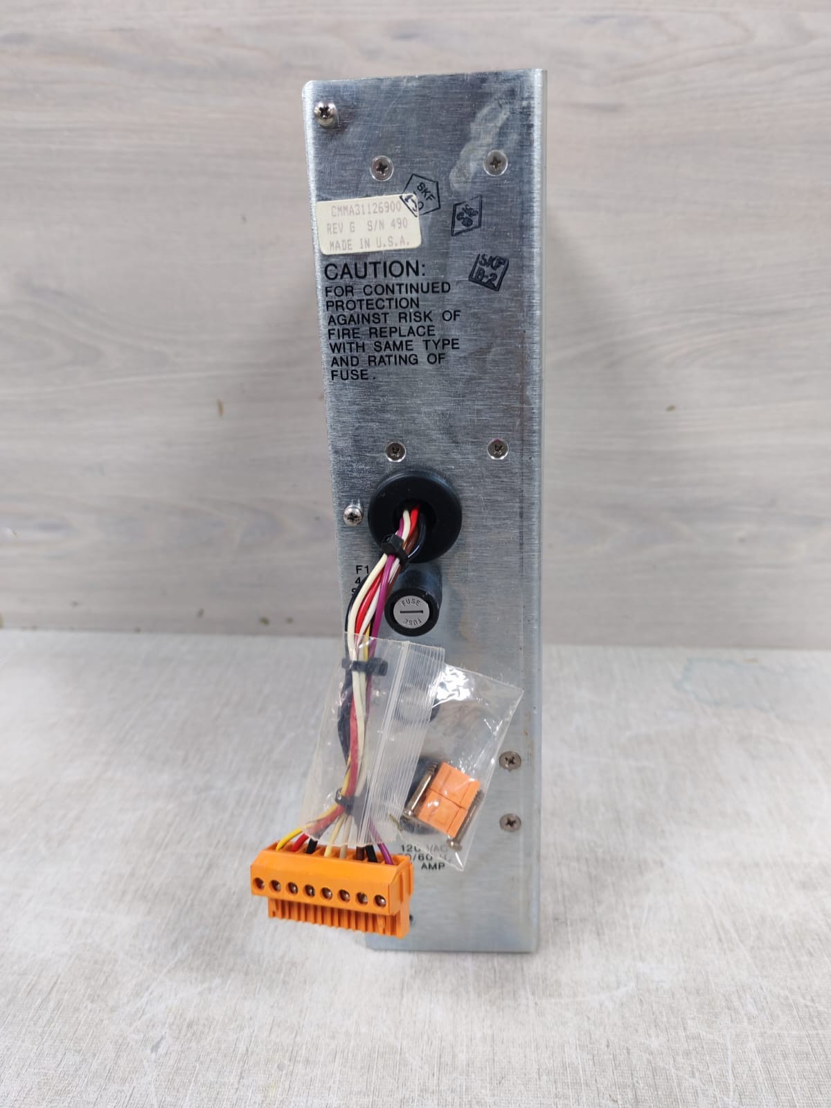 SKF CMMA31126900 SKF CMMA31126900 REV.G POWER SUPPLY 2