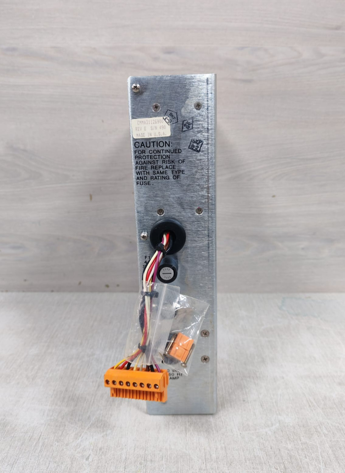 SKF CMMA31126900 REV.G POWER SUPPLY