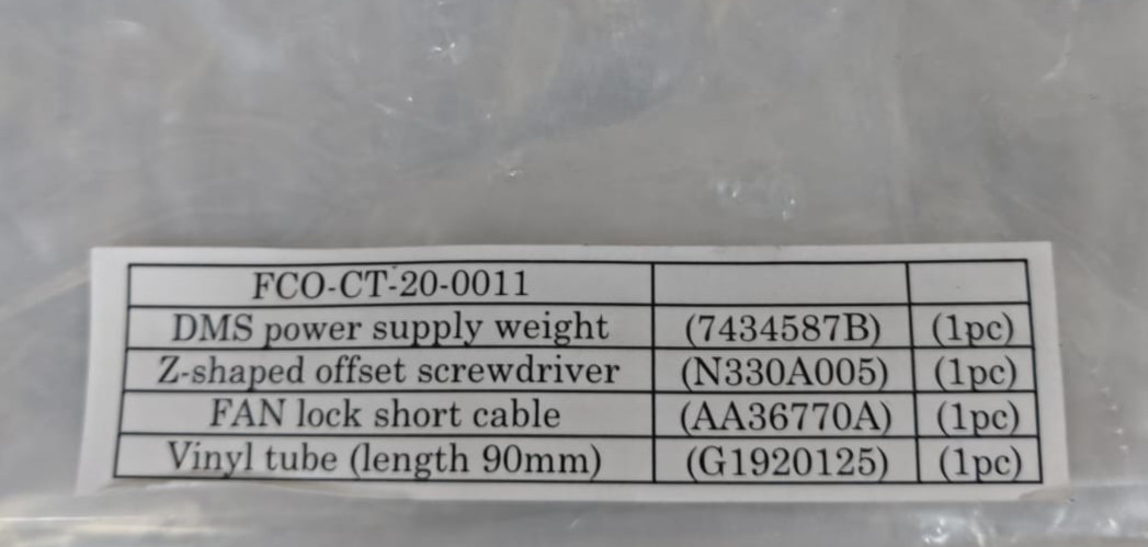 UNKNOWN FCO-CT-20-0011 FCO-CT-20-0011 4 IN 1 SET 7