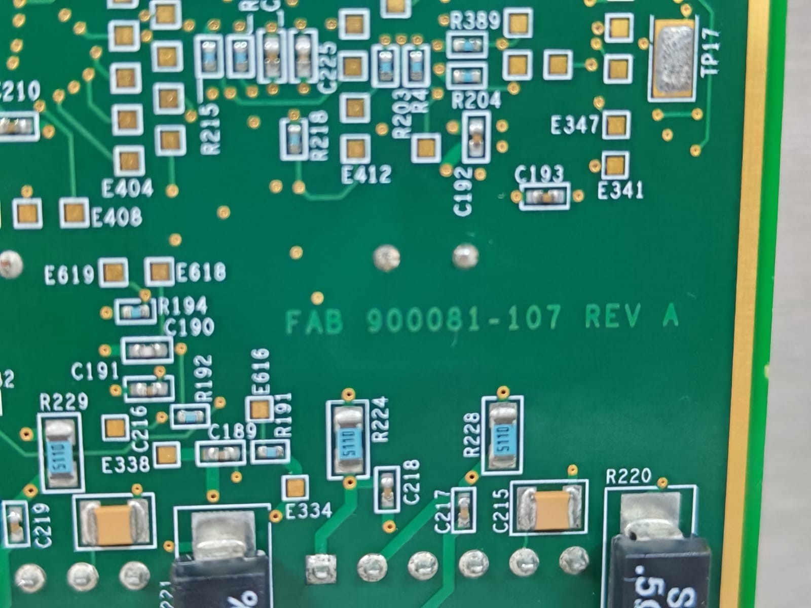 Axis FAB-900081 900080-108 / FAB 900081-107 REV.A MOTOR DRIVER 8 AXIS PRINTED CIRCUIT BOARD 7