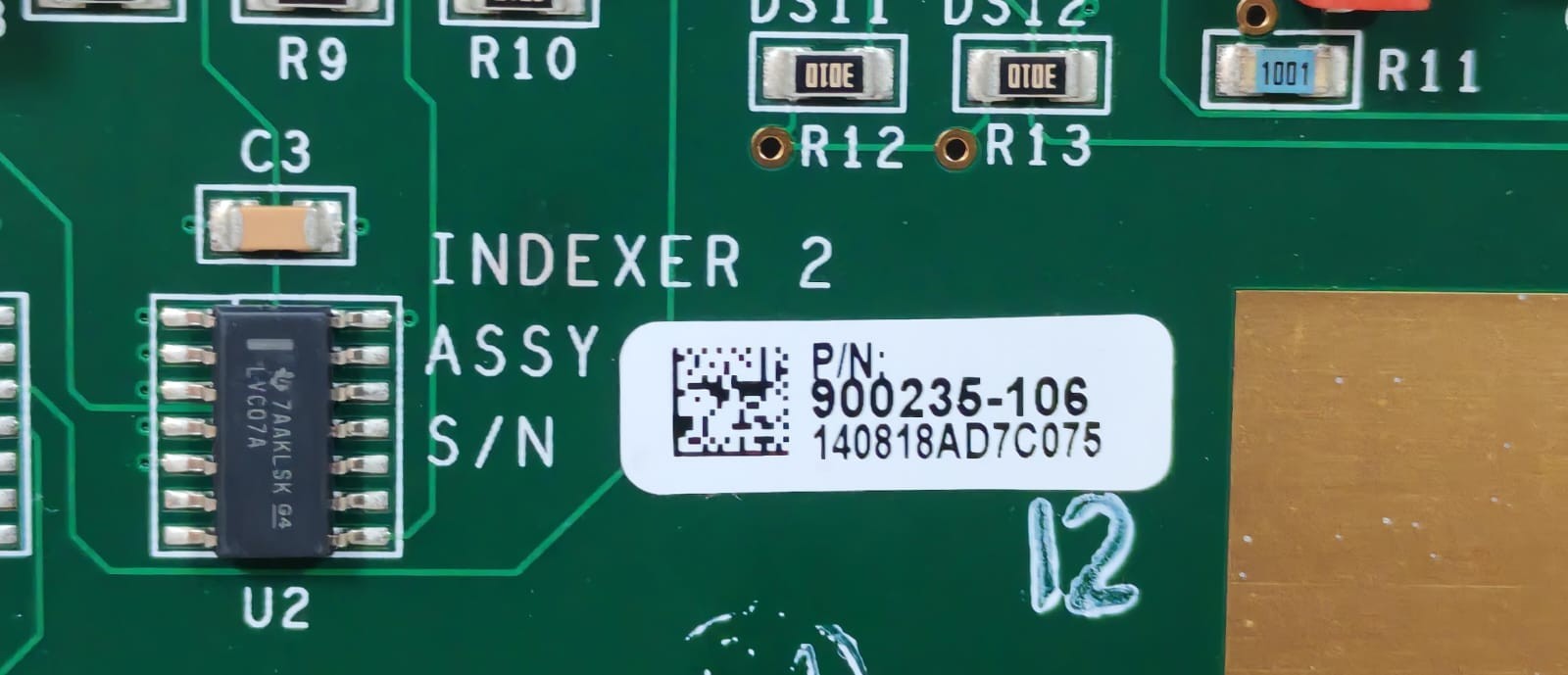 INDEXER 2 FAB-900236 INDEXER 2 900235-106 / FAB 900236-106 REV.C PRINTED CIRCUIT BOARD 3