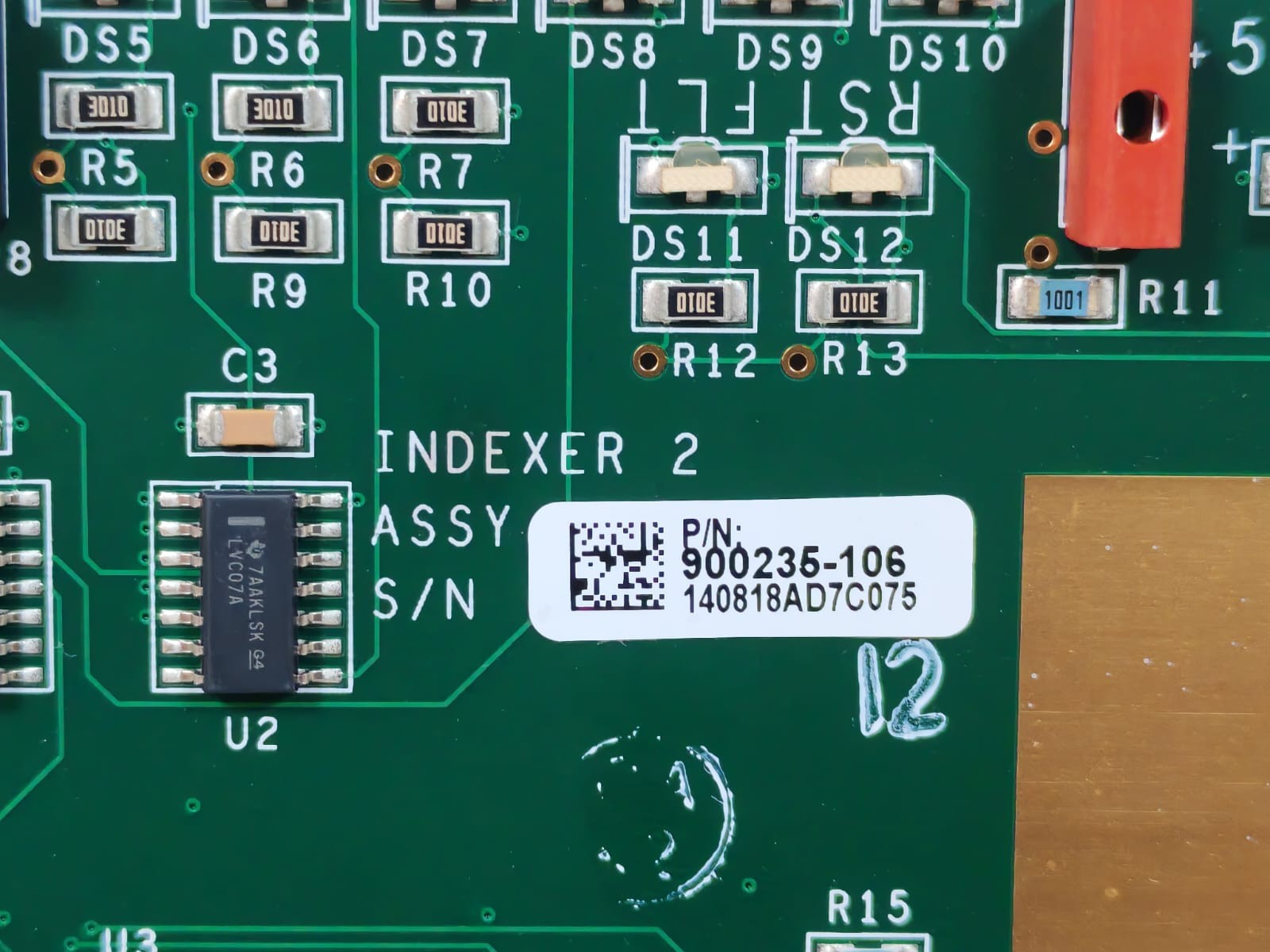 INDEXER 2 FAB-900236 INDEXER 2 900235-106 / FAB 900236-106 REV.C PRINTED CIRCUIT BOARD 4