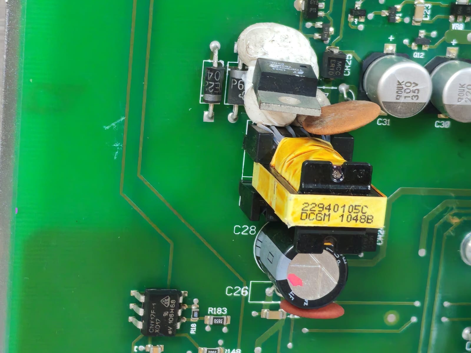 ABBOTT 24502210/23067202 Abbott Architect 24502210 rev.k Power Supply And Control Board 23067202 NCC COMP 9