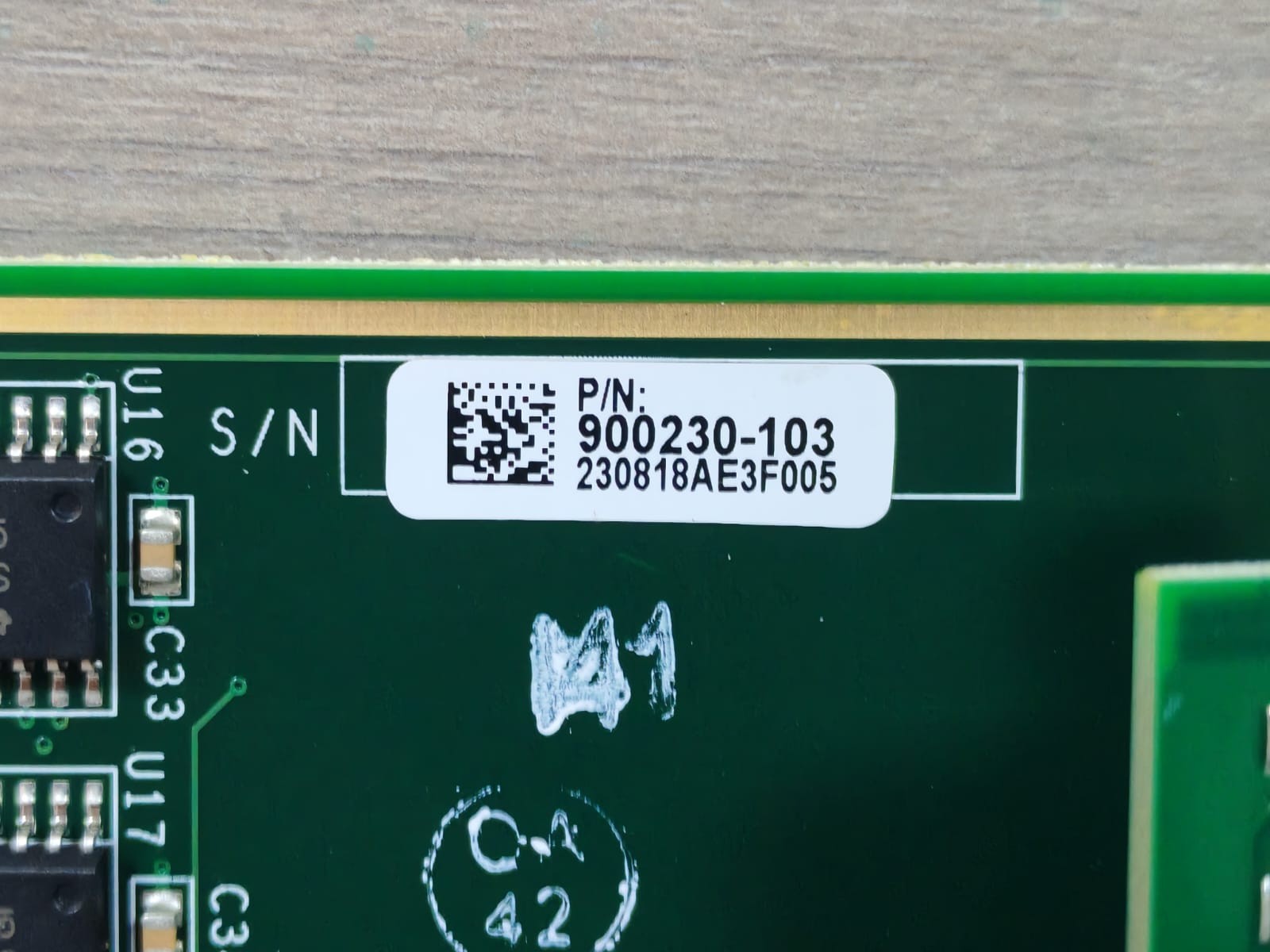 UNKNOWN FAB-900231 900230-103/ FAB 900231-103 REV.F PRINTED CIRCUIT BOARD 6