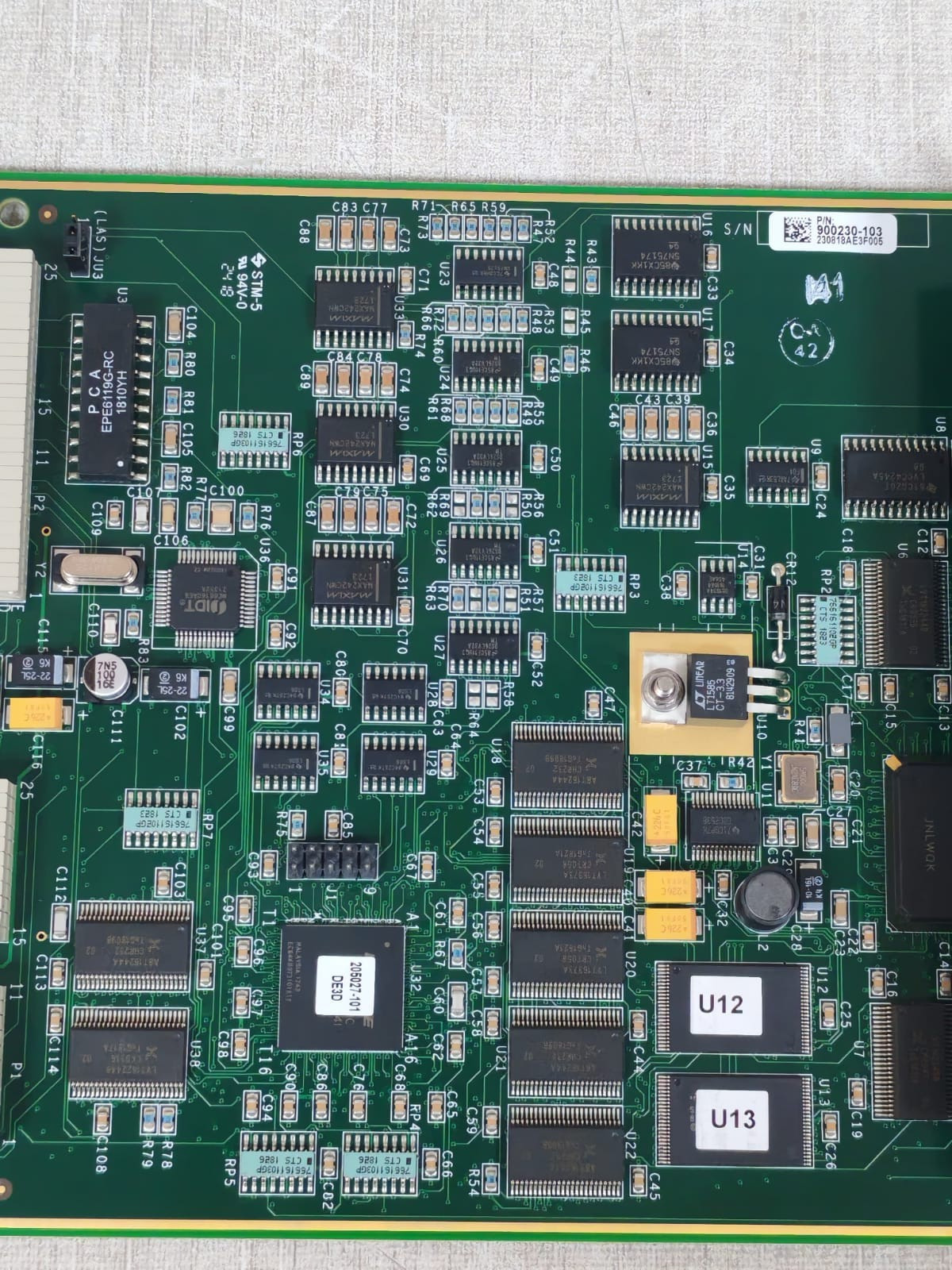 UNKNOWN FAB-900231 900230-103/ FAB 900231-103 REV.F PRINTED CIRCUIT BOARD 10