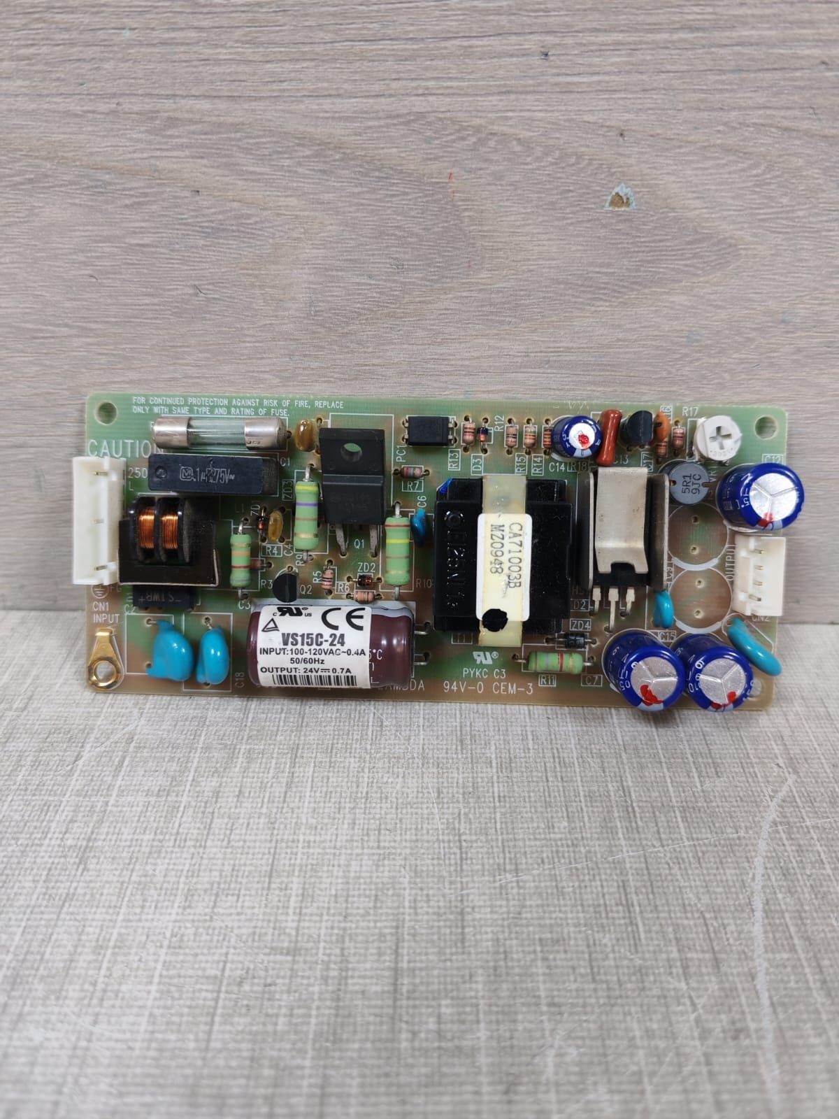 NEMIC-LAMBDA PYKC C3 94V-0 CEM-3 CIRCUIT BOARD