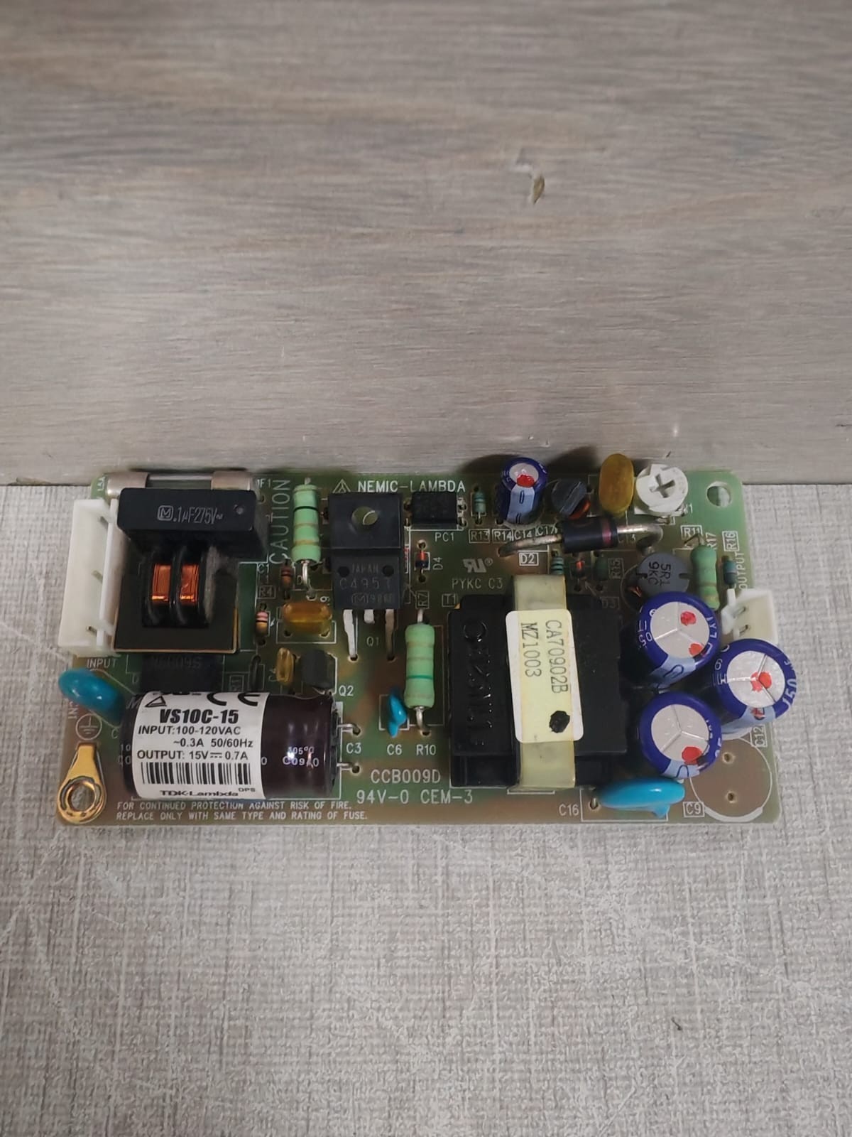 NEMIC-LAMBDA CCB009D 94V-0 CEM-3 NEMIC-LAMBDA CCB009D 94V-0 CEM-3 CIRCUIT BOARD 3