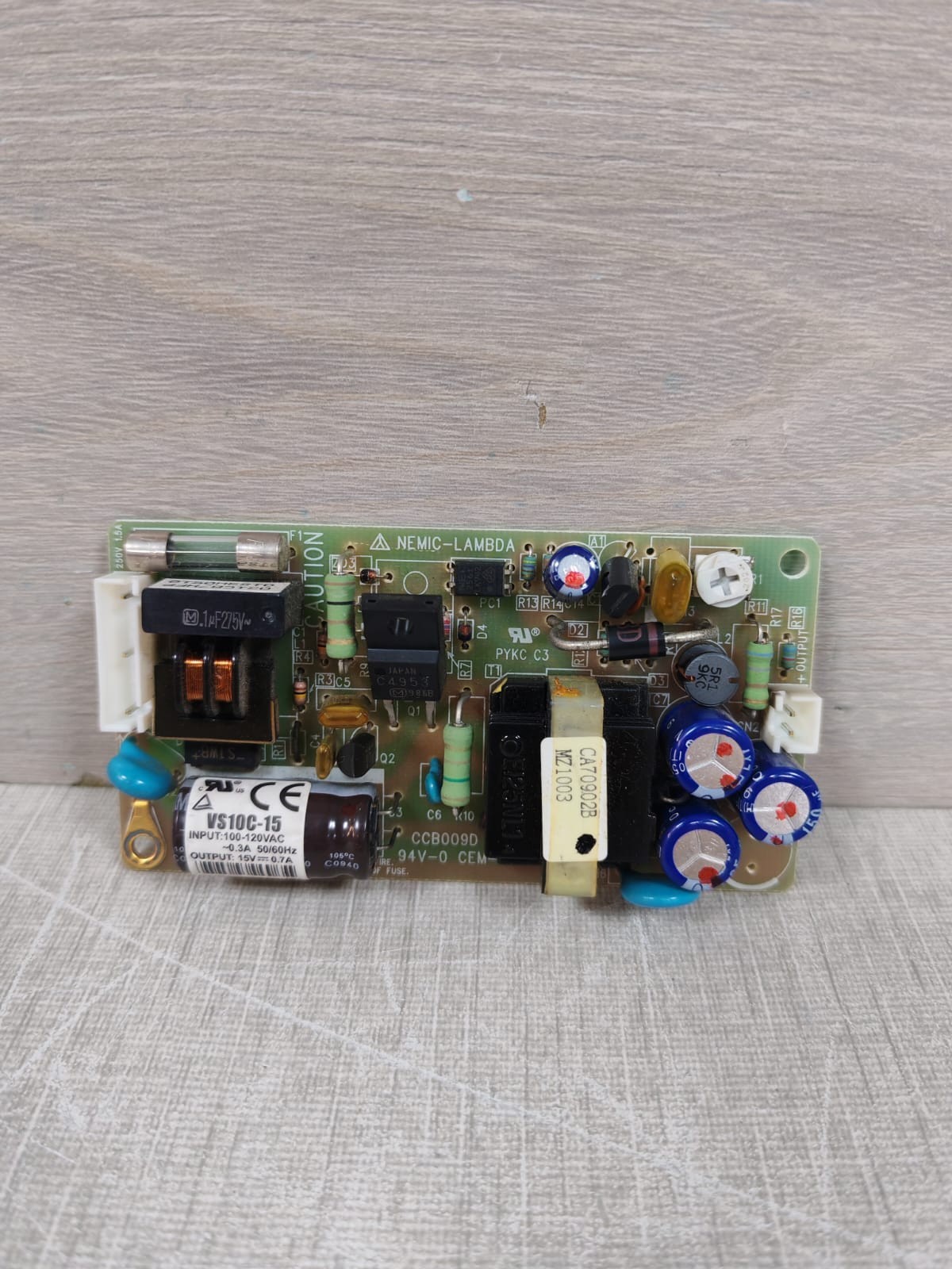 NEMIC-LAMBDA CCB009D 94V-0 CEM-3 CIRCUIT BOARD