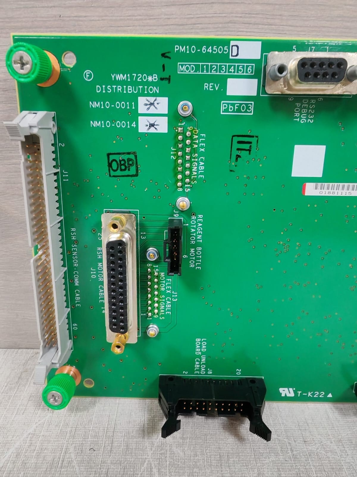 Toshiba PM10-64505D TOSHIBA YWM1720*B PM10-64505D BOARD 3