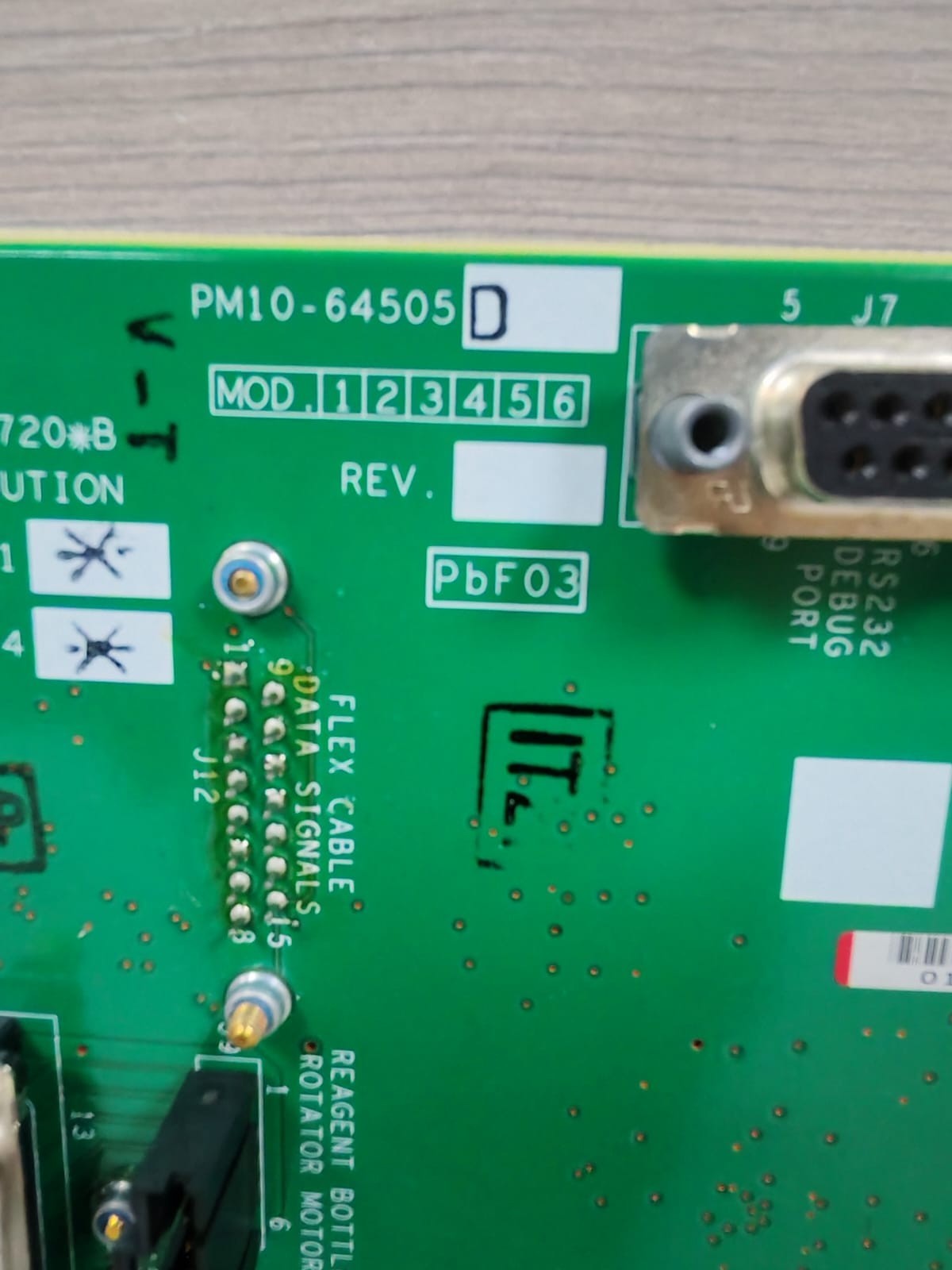 Toshiba PM10-64505D TOSHIBA YWM1720*B PM10-64505D BOARD 4