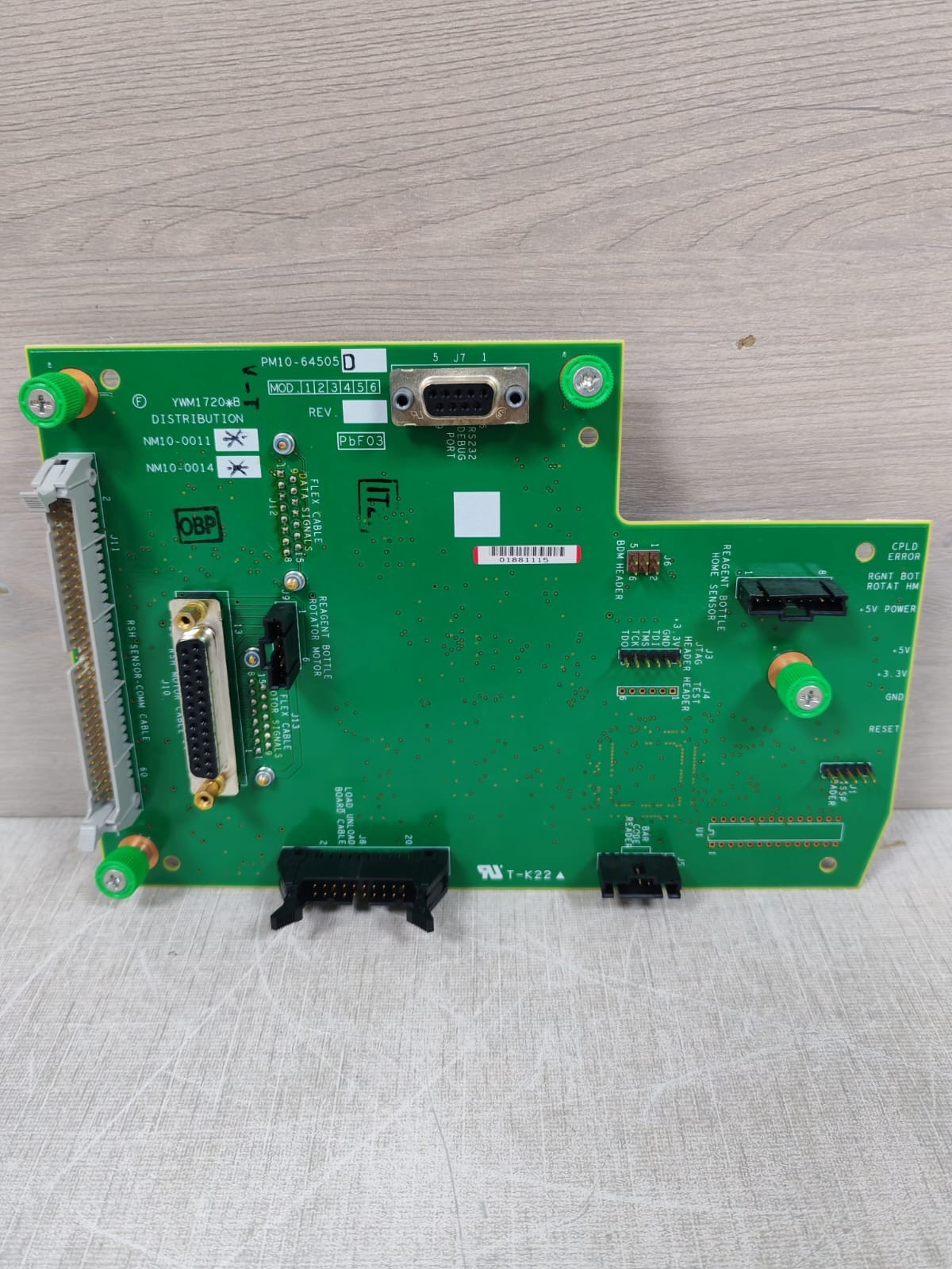 Toshiba PM10-64505D TOSHIBA YWM1720*B PM10-64505D BOARD 6