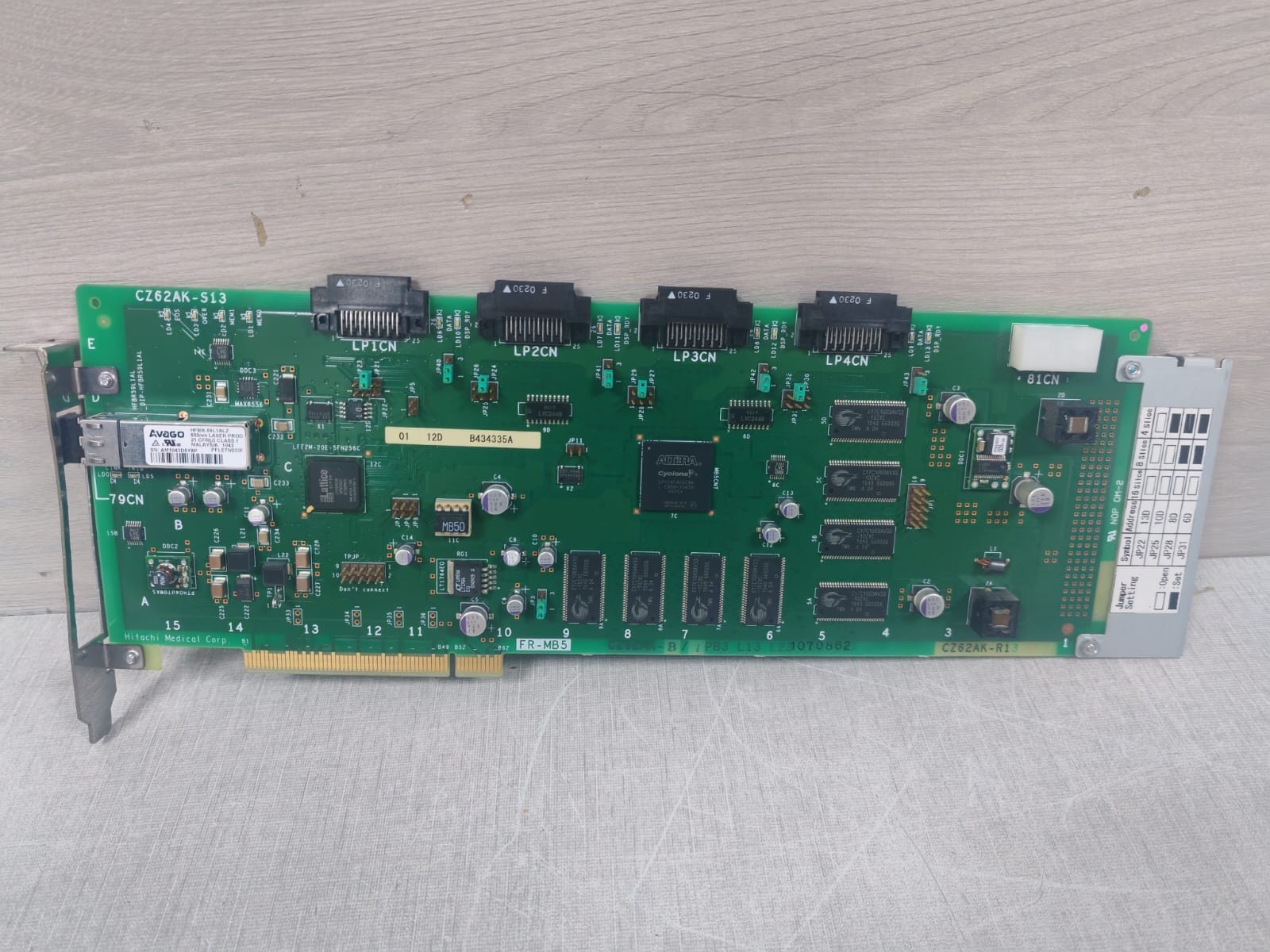 Unbranded 7114622B CZ62AK-S13 CT-SYSTEM 7114622B FR-MB5 PCB 8