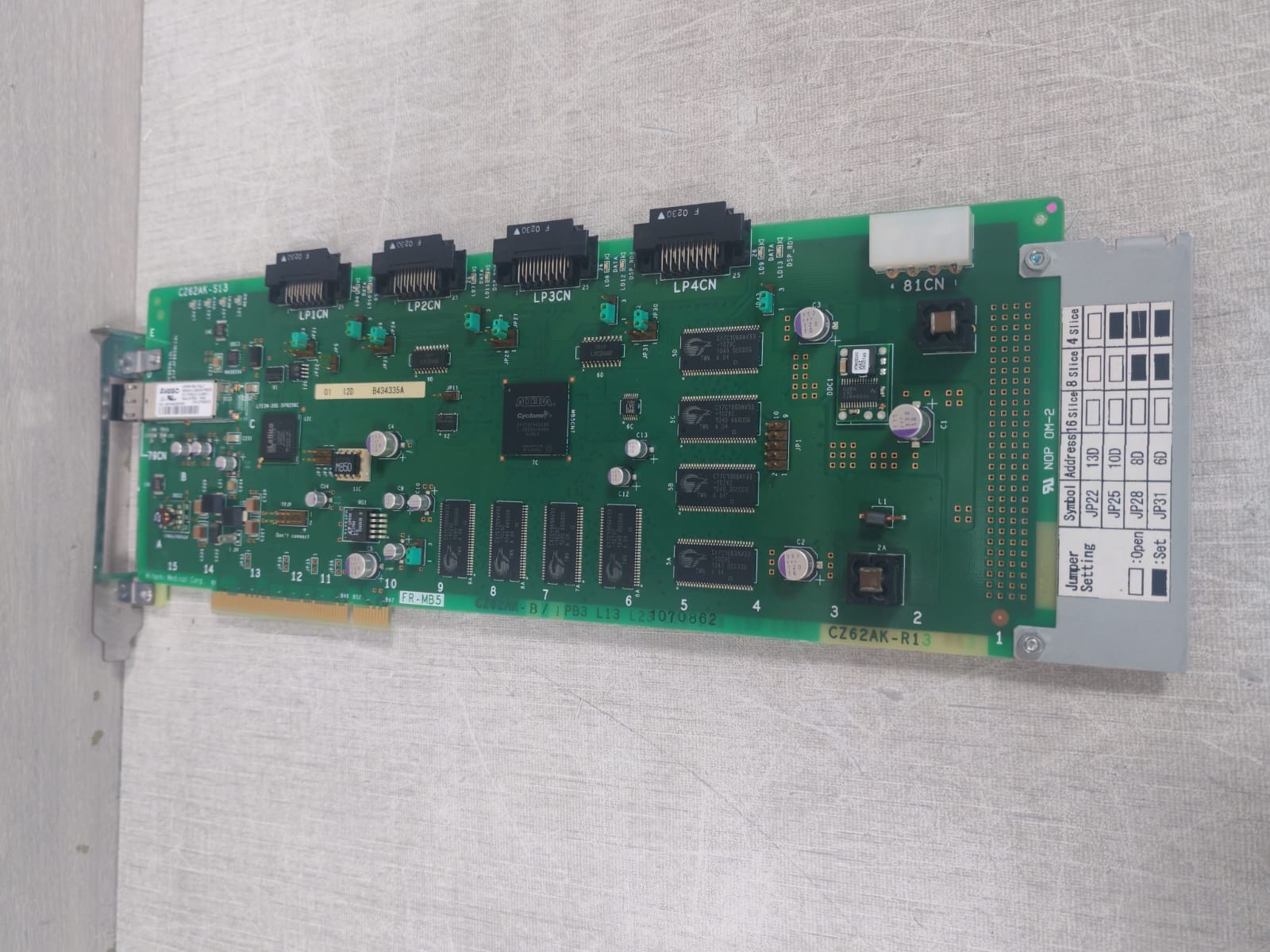 Unbranded 7114622B CZ62AK-S13 CT-SYSTEM 7114622B FR-MB5 PCB 9