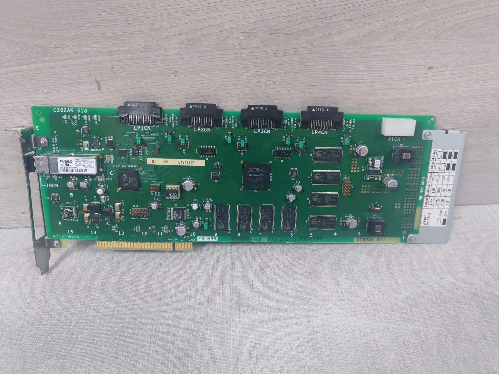 CZ62AK-S13 CT-SYSTEM 7114622B FR-MB5 PCB