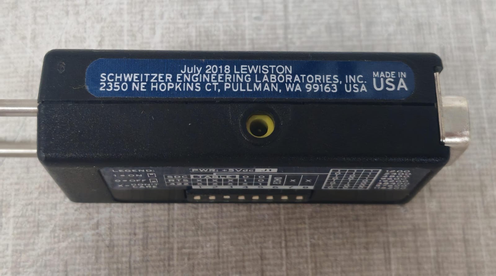 SEL SEL -2886 SEL -2886 EIA-232 TO EIA-485 INTERFACE CONVERTER 7