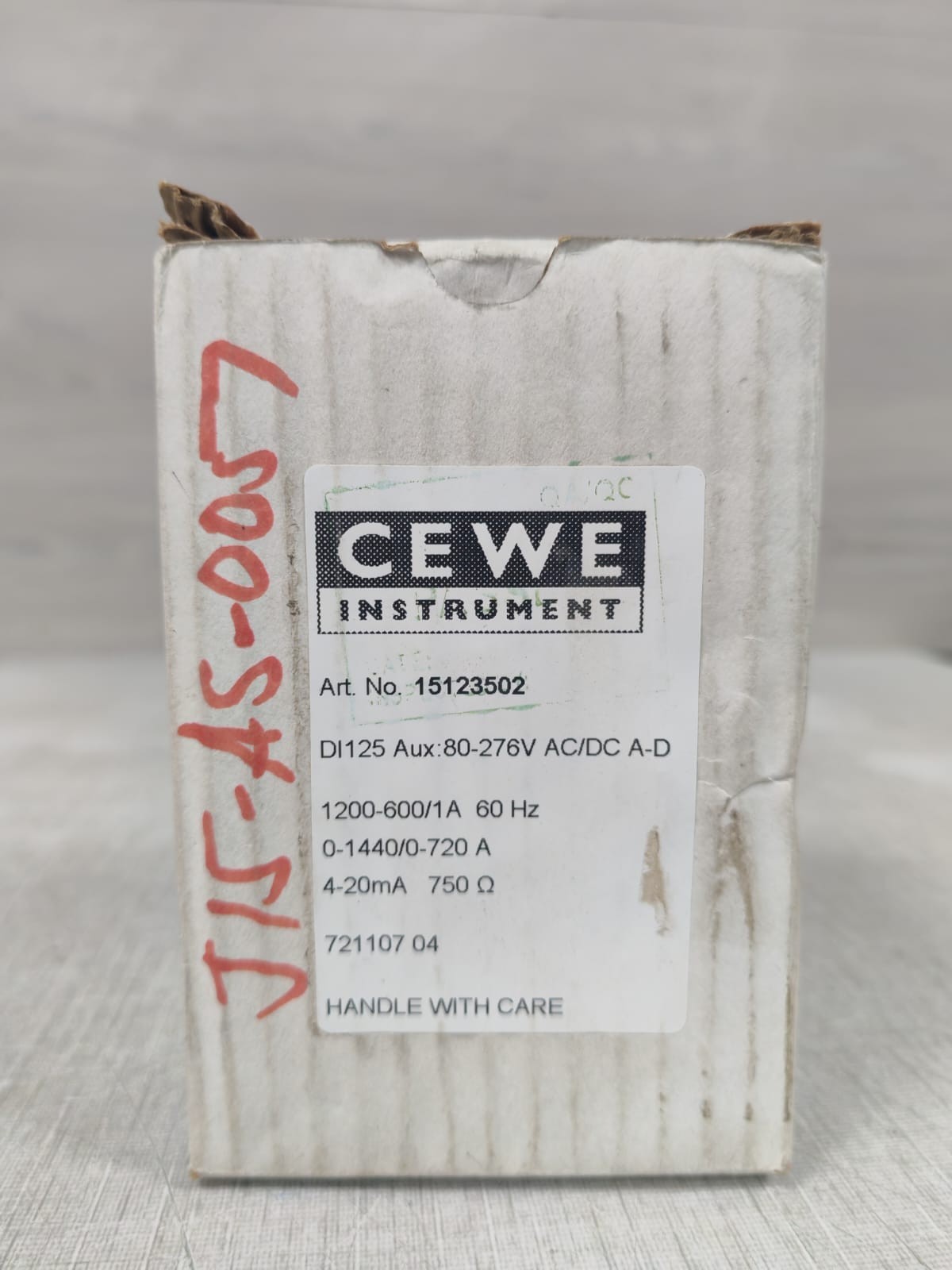 CEWE DI125 CEWE DI125 Transducer Range 0-1440 / 0 -720 A 2