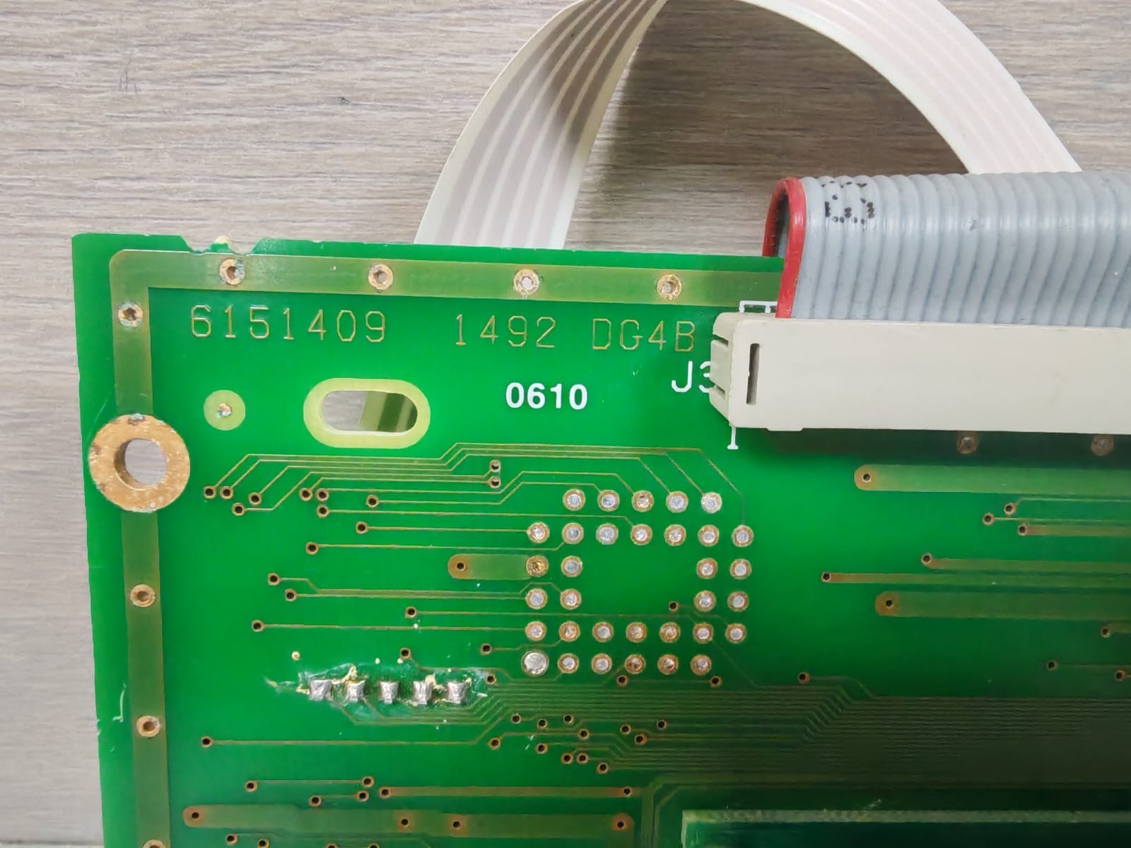 Oldham MX48 OLDHAM MX48 PRINTED CIRCUIT BOARD 6151409 1492 DG4B 4