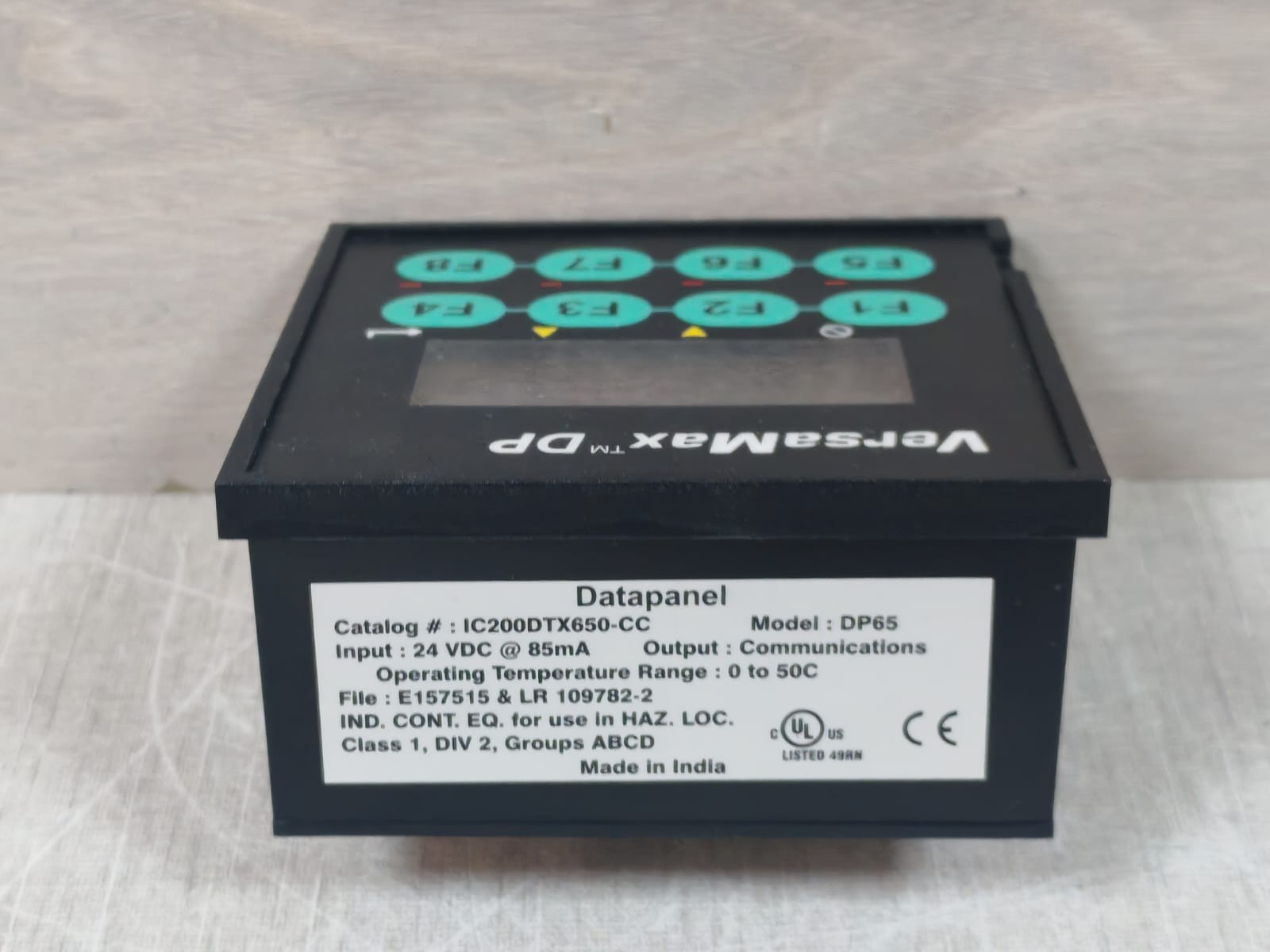 Versamax IC200DTX650-CC Versamax DP IC200DTX650-CC DP65 Data Panel 5
