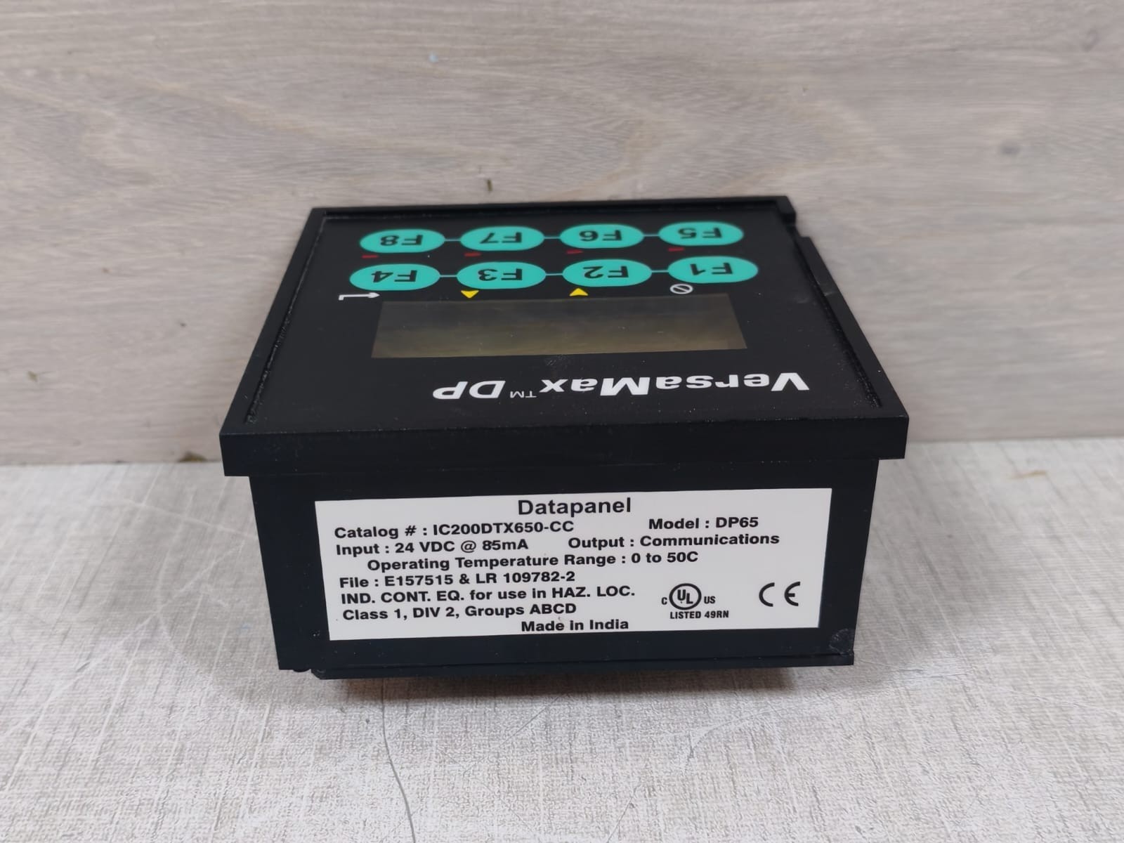 Versamax IC200DTX650-CC Versamax DP IC200DTX650-CC DP65 Data Panel 3