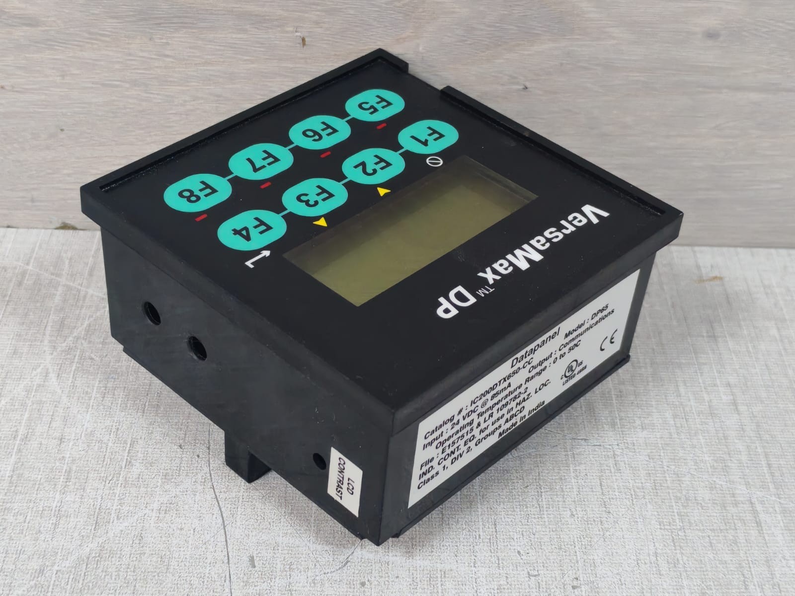 Versamax IC200DTX650-CC Versamax DP IC200DTX650-CC DP65 Data Panel 10