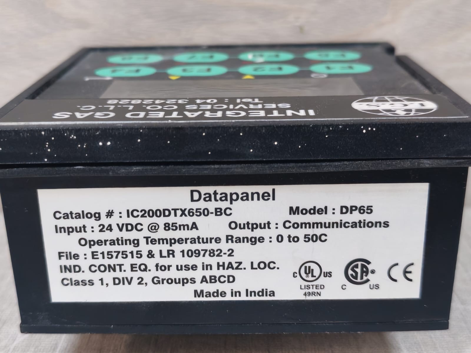 Versamax IC200DTX650-BC Versamax DP65 IC200DTX650-BC Data Panel 3