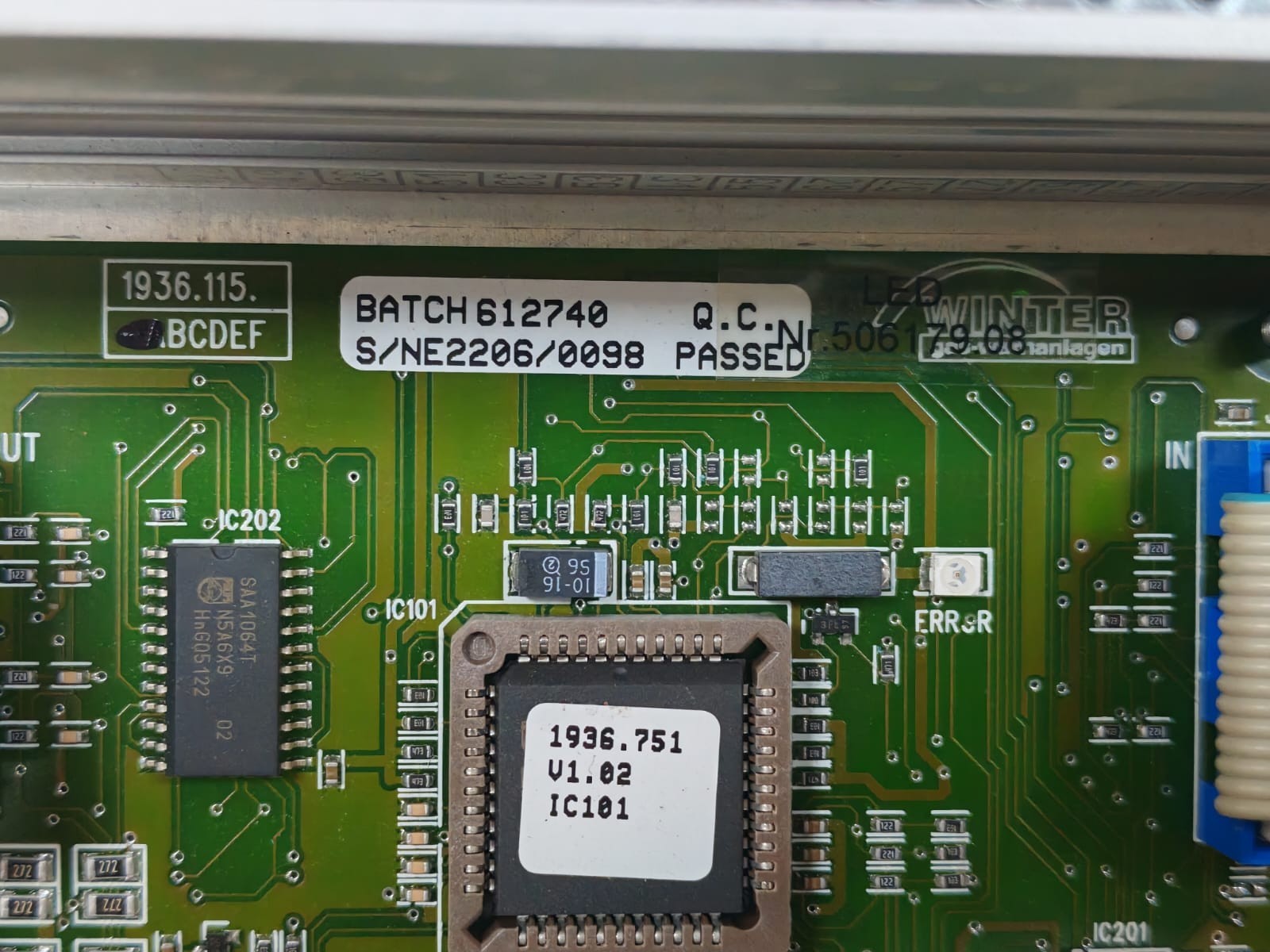 Oldham MX62 OLDHAM MX62 Gas Detection Front Panel 5