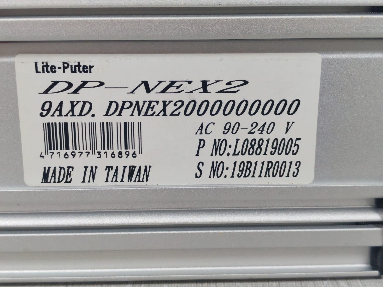 Lite-Puter DP-NEX2 LITE-PUTER DP-NEX2 NEX CENTRAL CONTROLLER 100-240V 9