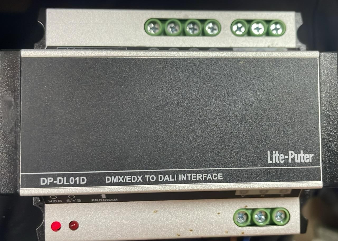 LITE-PUTER DP-DL01D YA24002 DMX/EDX TO DALI INTERFACE