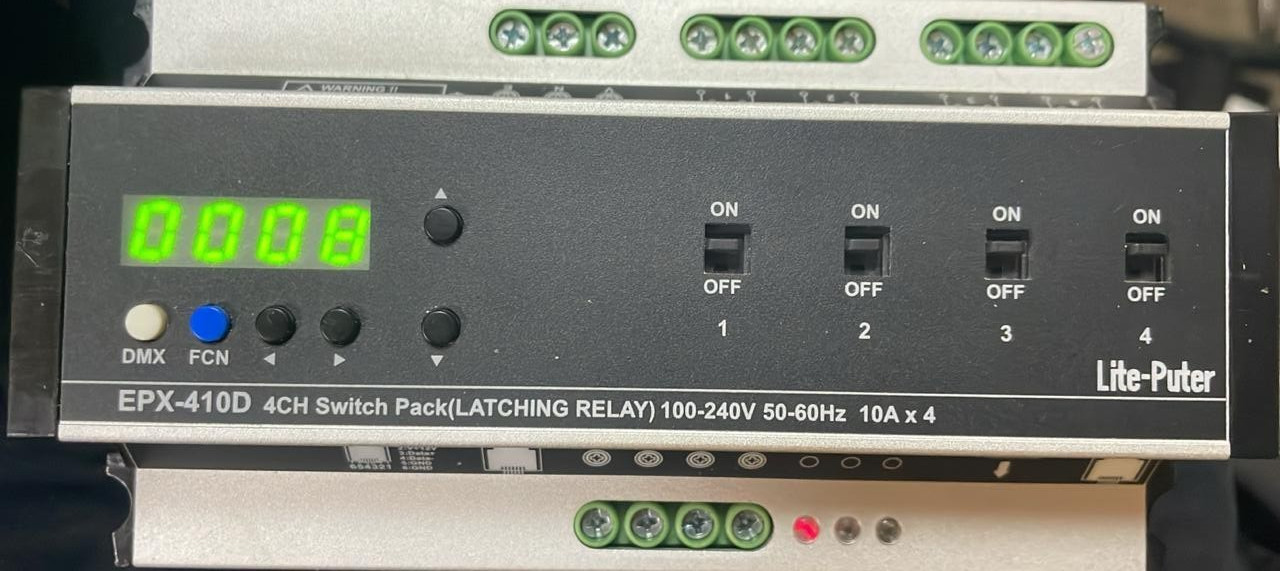 LITE-PUTER EPX-410D L09219002 4CH SWITCH PACK (LATCHING RELAY)