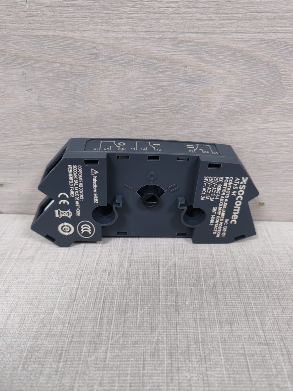 Socomec SOCOMEC 13091001 SOCOMEC 13091001 AUXILIARY CONTACT 6