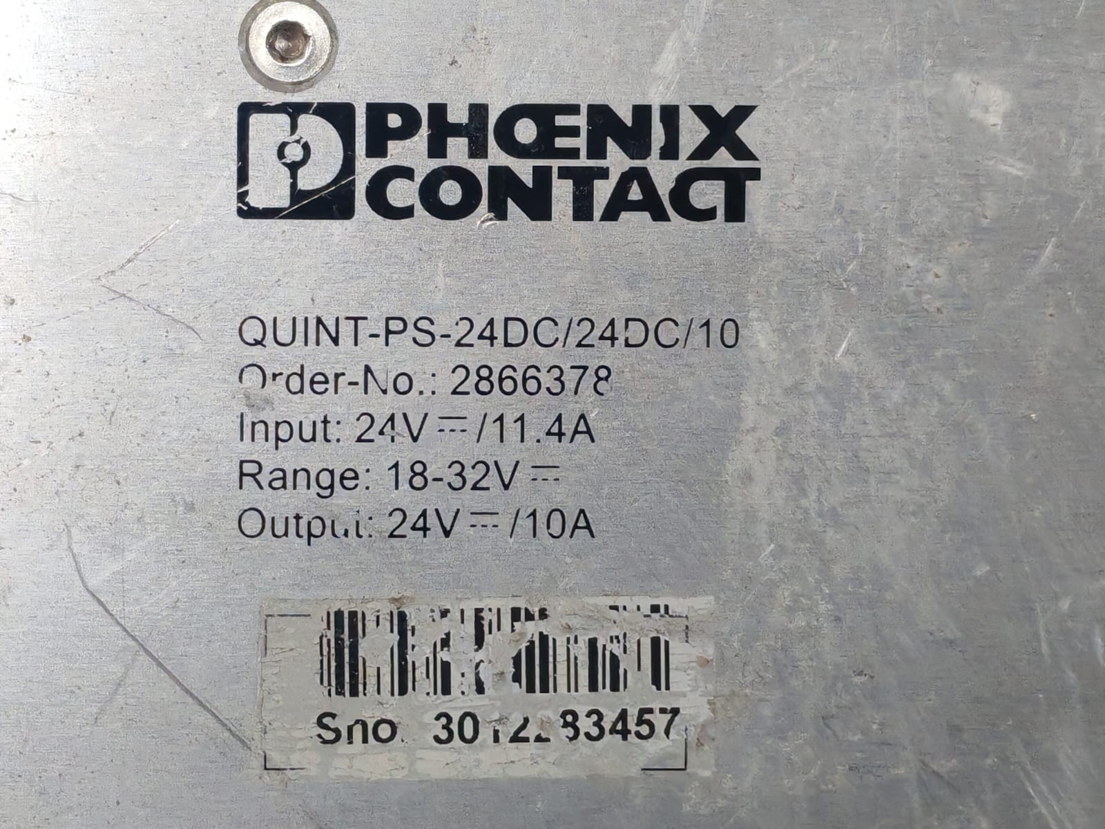 Phoenix Contact PS-24DC Phoenix Contact QUINT-PS-24DC/24DC/10 Converter 2866378 3