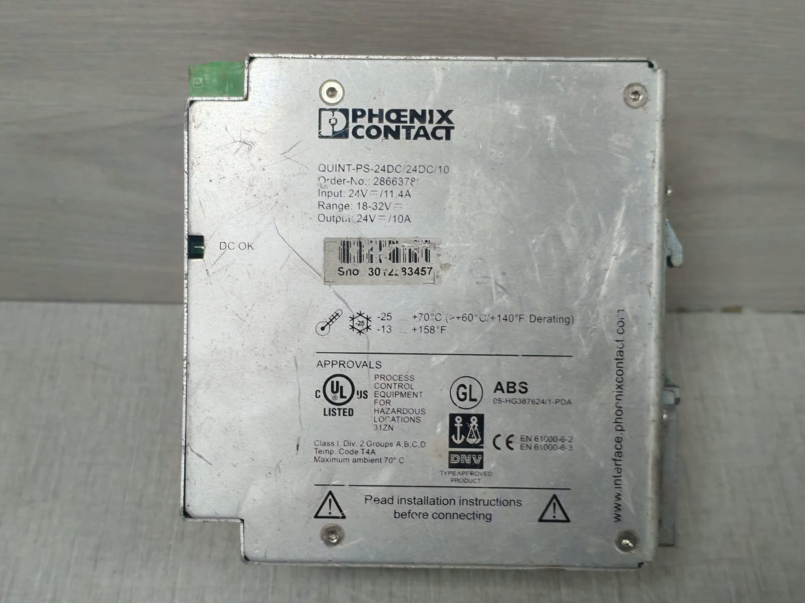 Phoenix Contact PS-24DC Phoenix Contact QUINT-PS-24DC/24DC/10 Converter 2866378 4