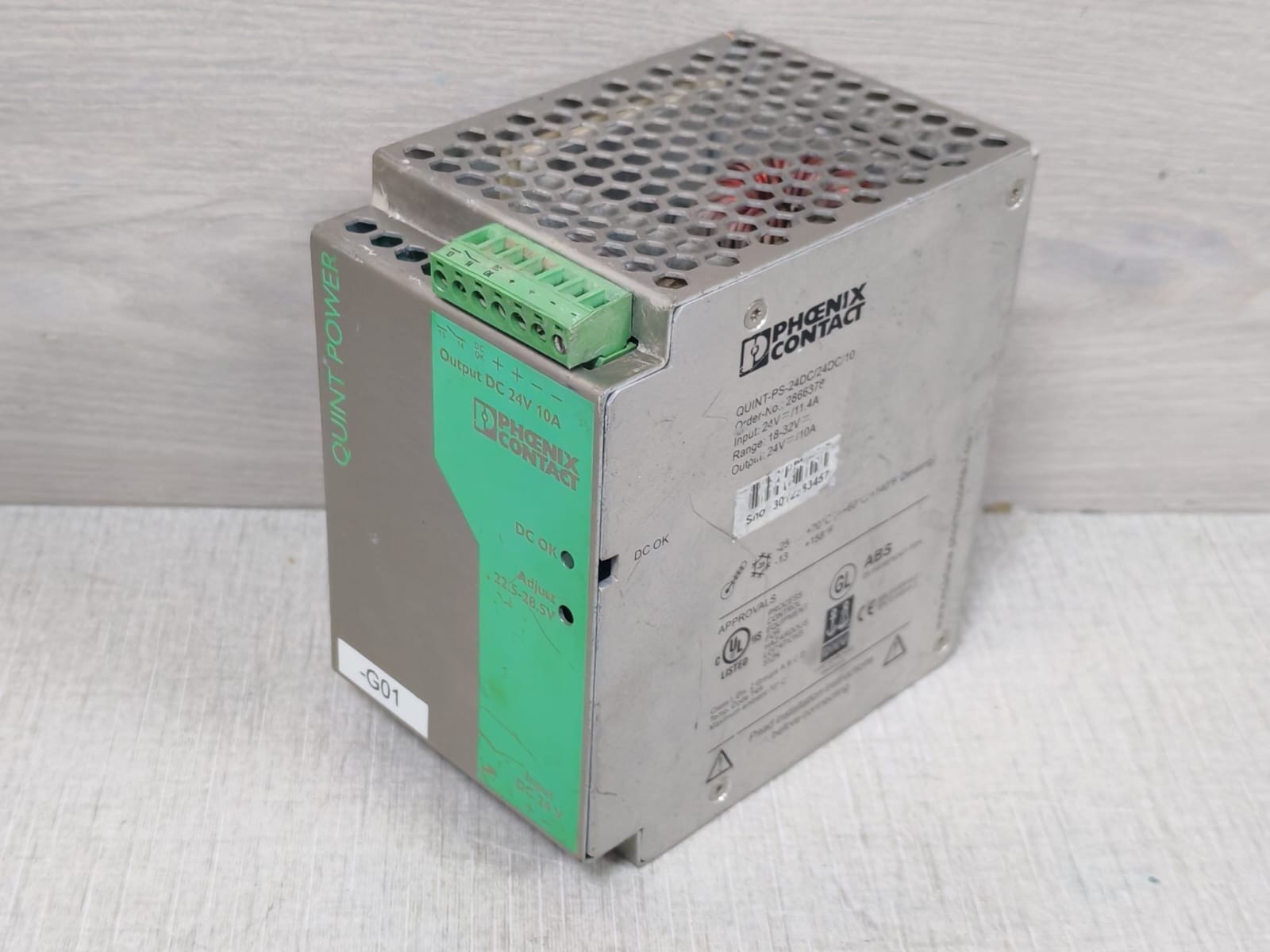 Phoenix Contact PS-24DC Phoenix Contact QUINT-PS-24DC/24DC/10 Converter 2866378 10