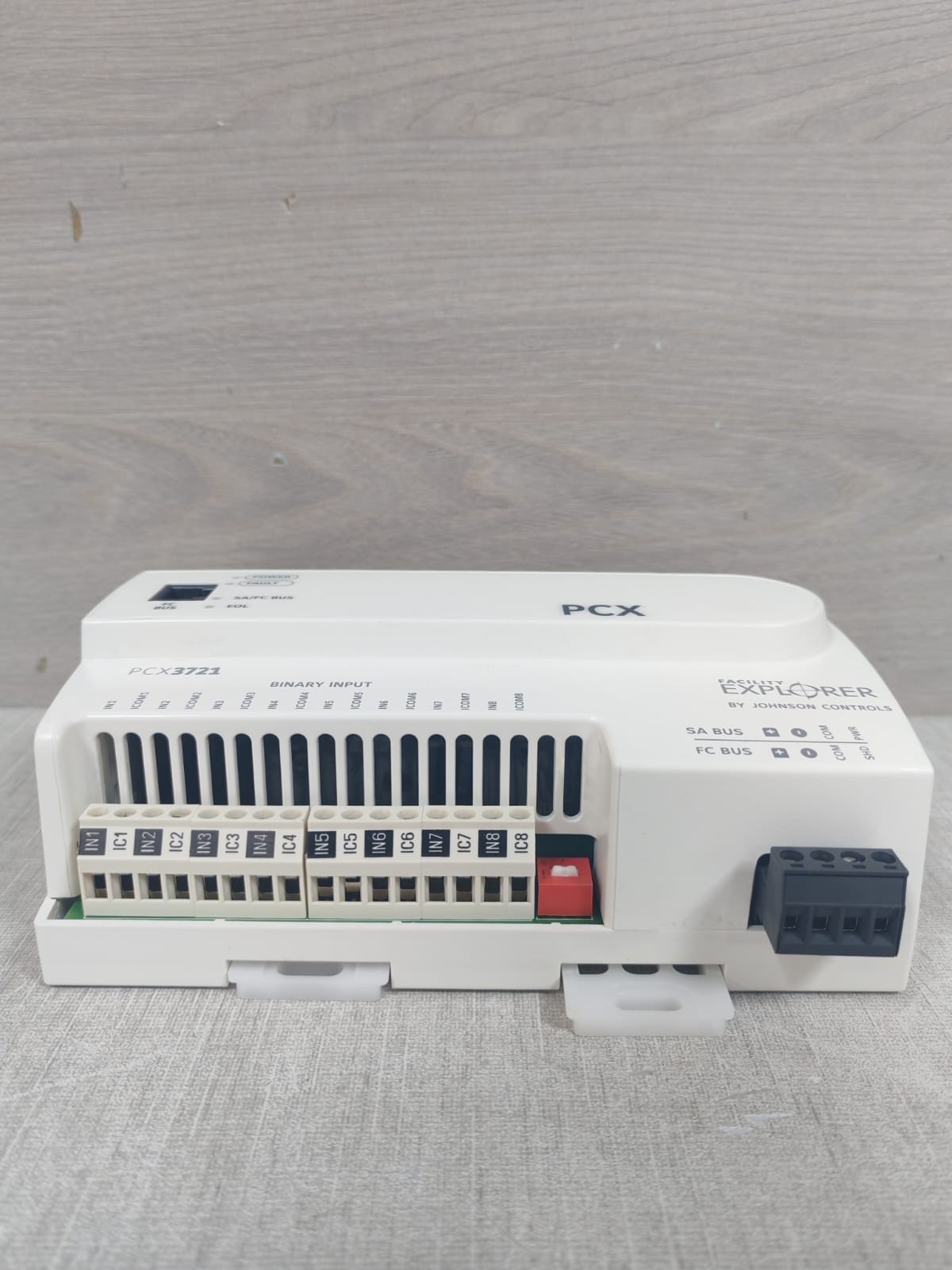 Johnson Controls PCX3721-0 JOHNSON CONTROLS FX-PCX3721-0 REV.M VER 6.2 EXPANSION INPUT/OUTPUT MODULE 5