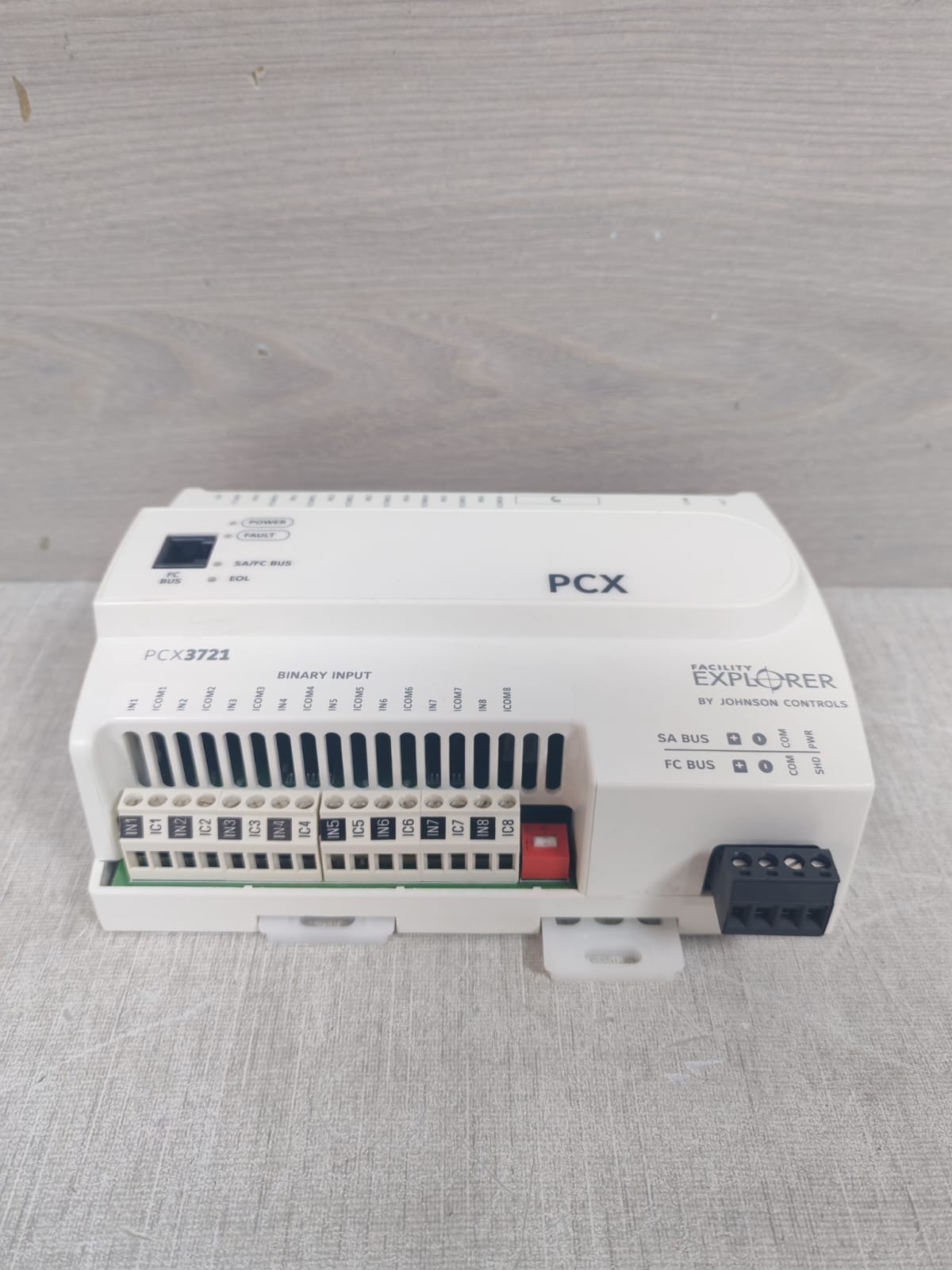 Johnson Controls PCX3721-0 JOHNSON CONTROLS FX-PCX3721-0 REV.M VER 6.2 EXPANSION INPUT/OUTPUT MODULE 7