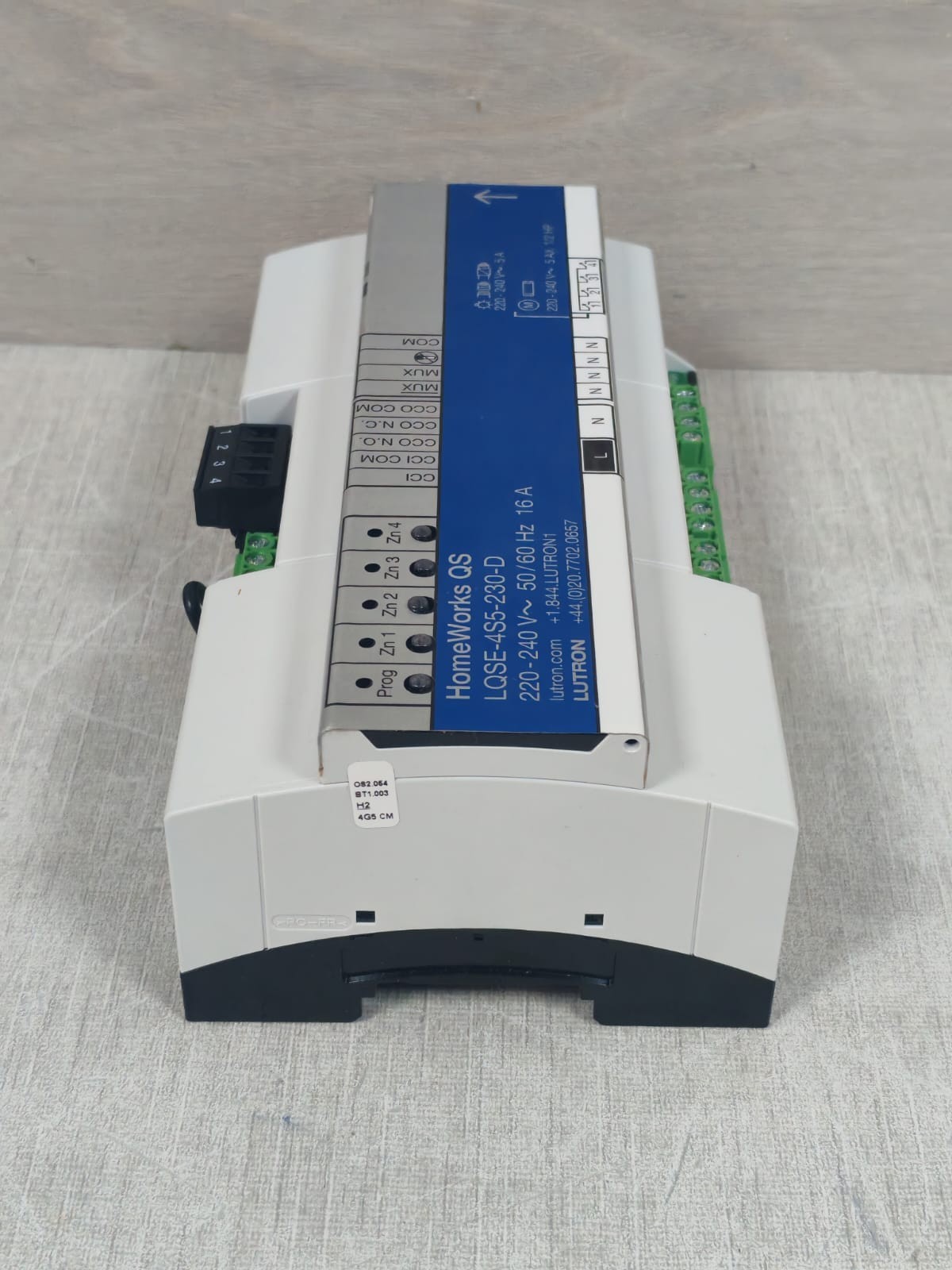 Lutron LQSE-4S5-230-D LUTRON LQSE-4S5-230-D HOMEWORKS QS SWITCHING POWER MODULE 220-240V 8
