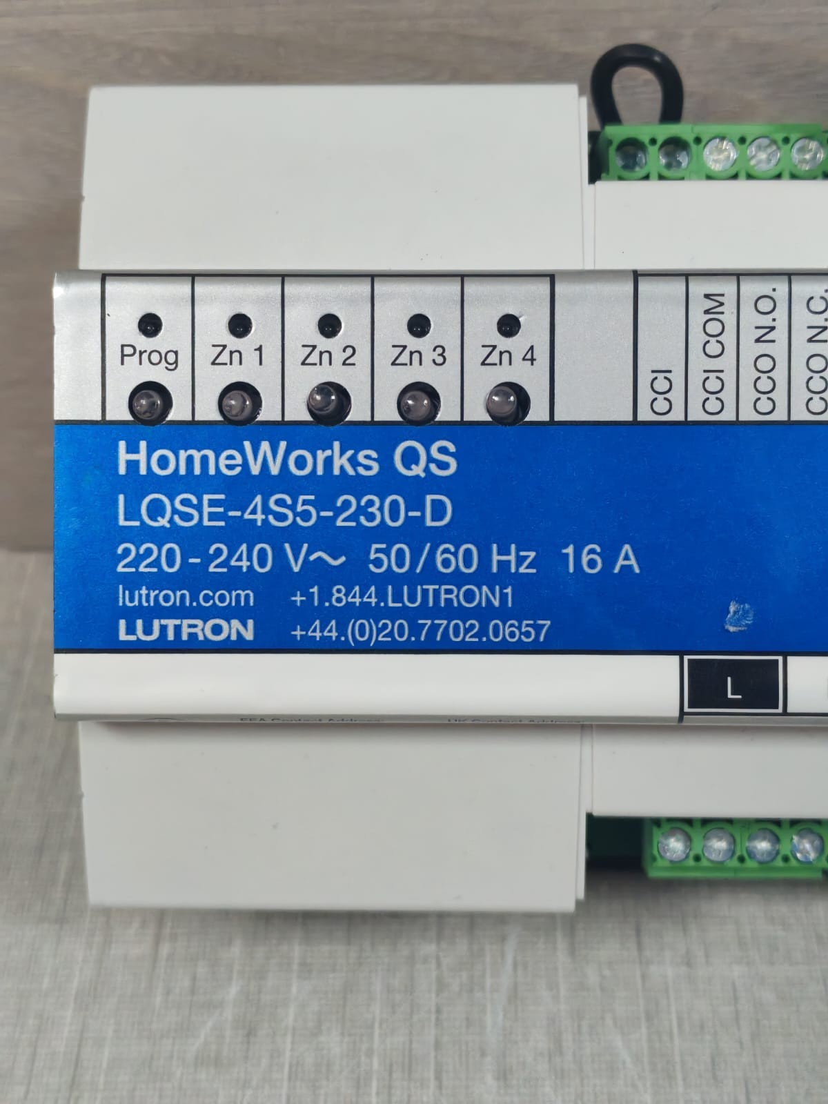 Lutron LQSE-4S5-230-D LUTRON LQSE-4S5-230-D HOMEWORKS QS SWITCHING POWER MODULE 220-240V 2