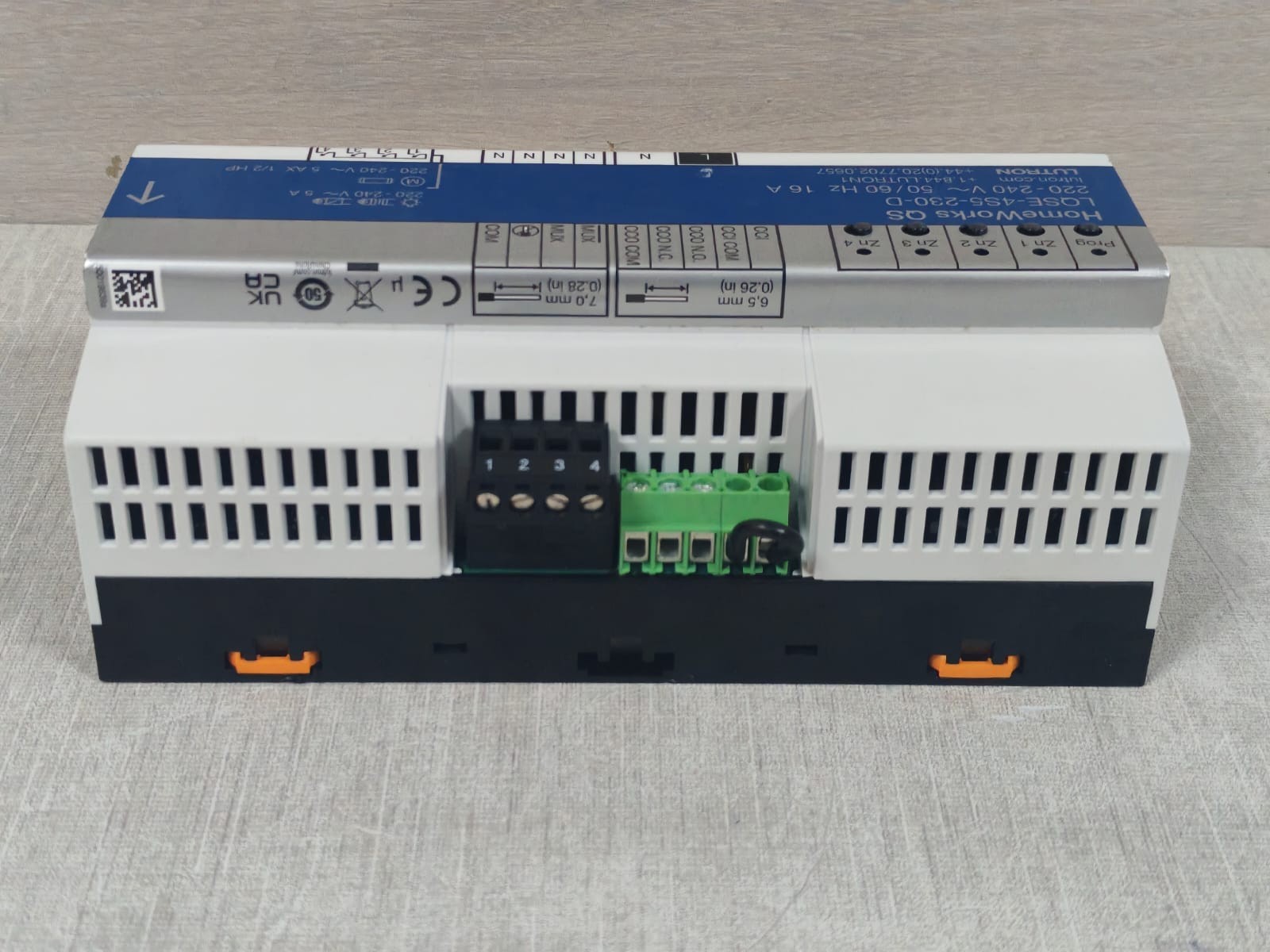 Lutron LQSE-4S5-230-D LUTRON LQSE-4S5-230-D HOMEWORKS QS SWITCHING POWER MODULE 220-240V 9