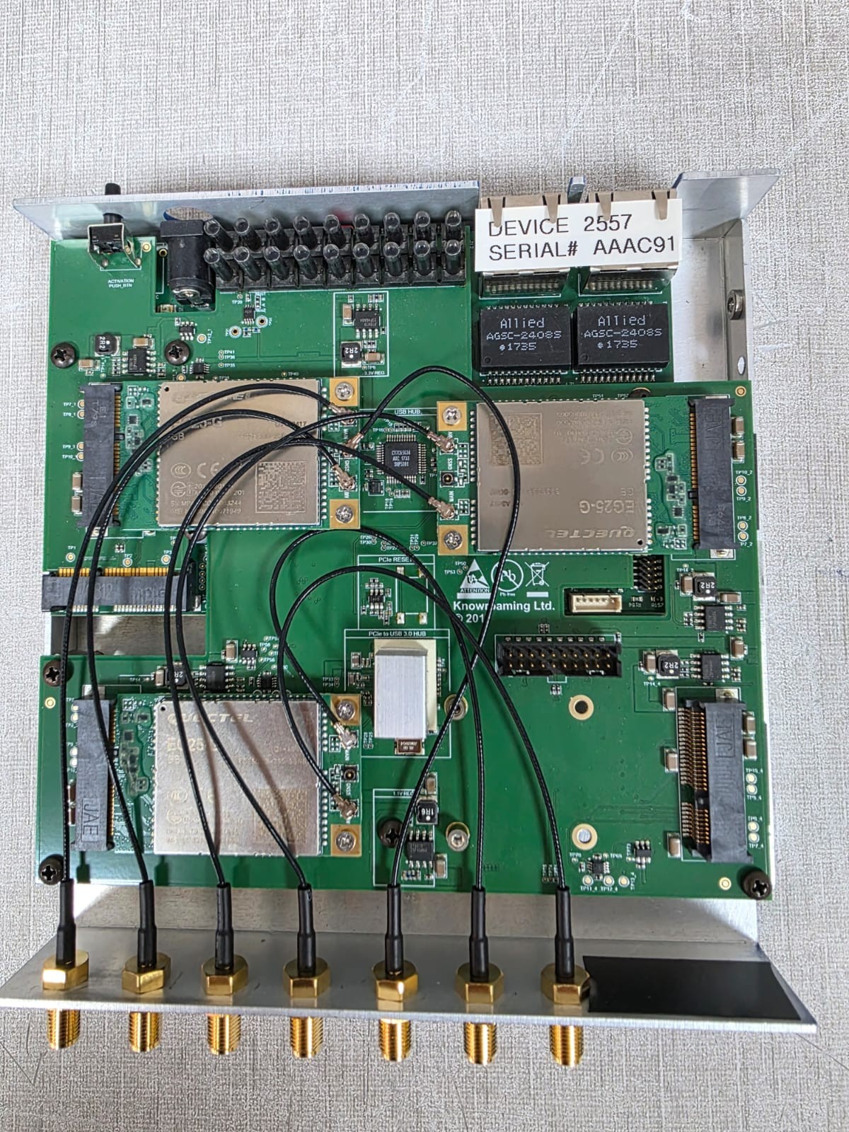 KNOWROAMING 2557 KNOWROAMING 2557 GNSS / GPS 4 CHANNEL Printed Circuit Assembly 5