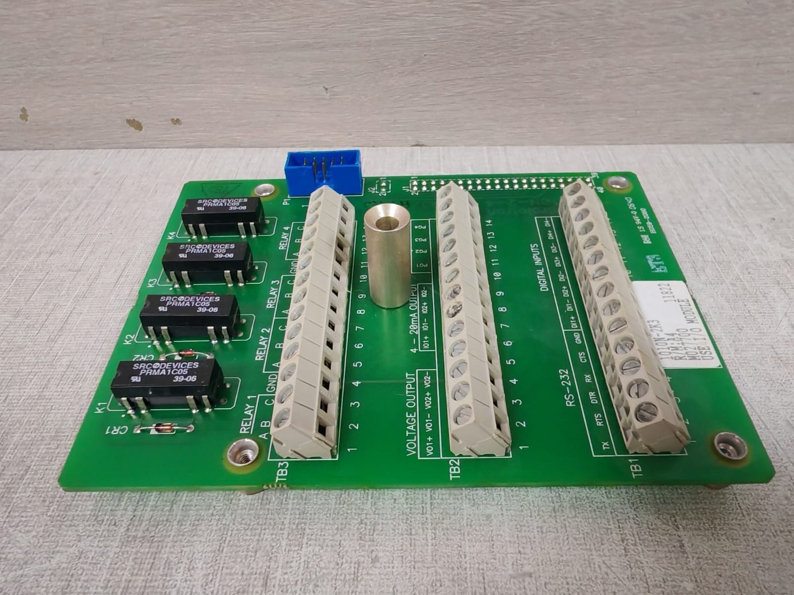 CONTROLOTRON 1010N-2-4 REV. A3 / 1010N-2K3 CONTROLOTRON 1010N-2-4 REV. A3 / 1010N-2K3 Input / Output Module 6