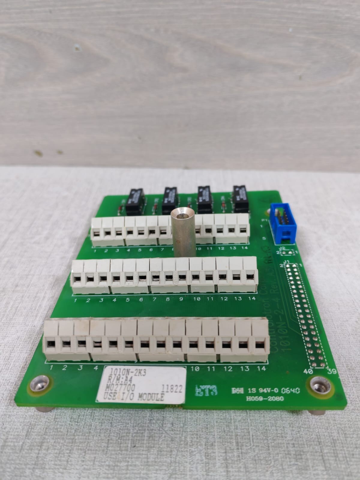 CONTROLOTRON 1010N-2-4 REV. A3 / 1010N-2K3 CONTROLOTRON 1010N-2-4 REV. A3 / 1010N-2K3 Input / Output Module 9