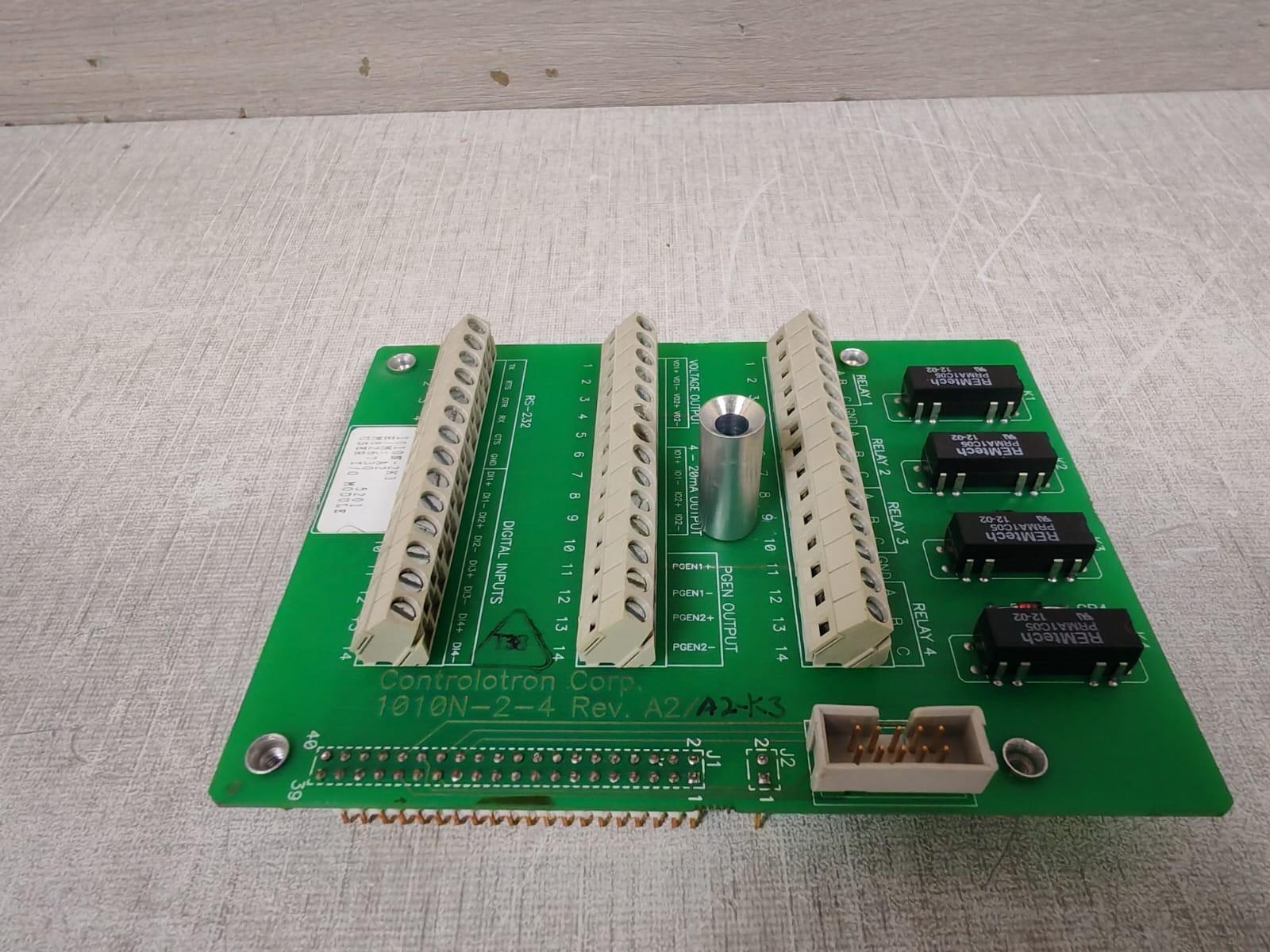 CONTROLOTRON 1010N-2-4 REV. A2 / 1010N-2K3 CONTROLOTRON 1010N-2-4 REV. A2 / 1010N-2K3 Input / Output Module 2