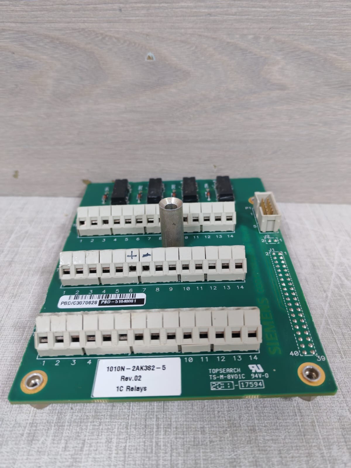Siemens CQO:1010N-2AS2-4 Rev.A1 SIEMENS CQO:1010N-2AS2-4 Rev.A1 / 1010N-2AK3S2-5 Rev.02 1C Relays 2