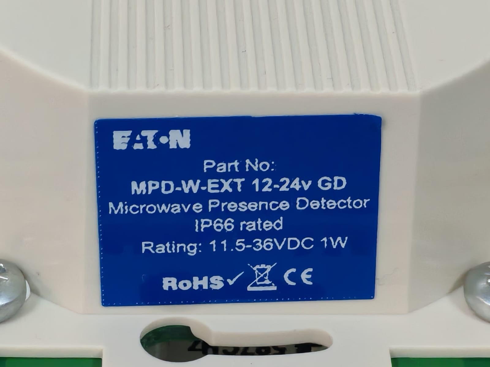 Eaton EXT-12 Eaton MPD-W-EXT 12-24V GD Microwave Presence Detector 6